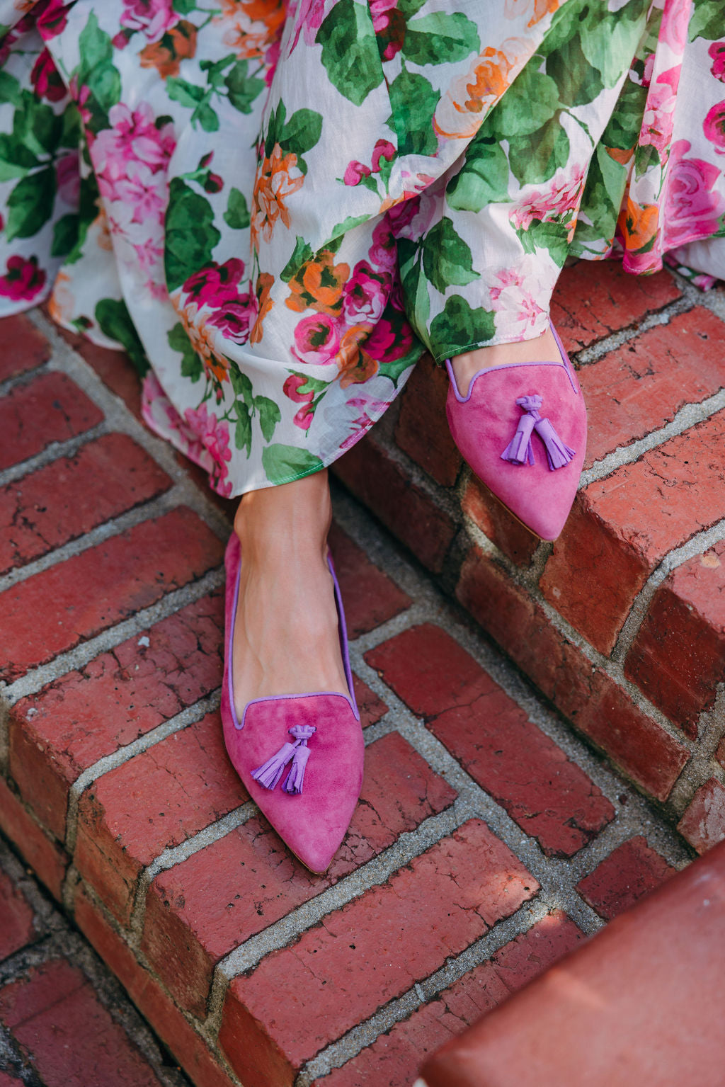 Antico-Uva Tasselloafer Pointy (kurzer Tassel)