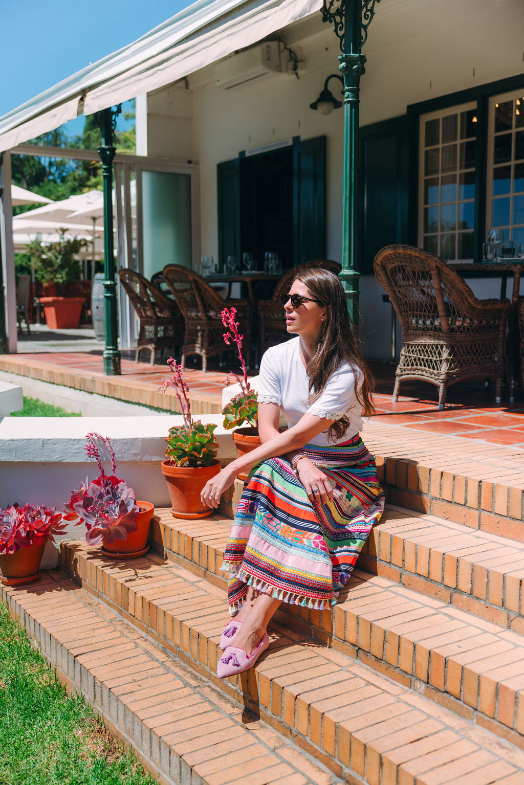 Pig Rose-Bouganville-Hot Pink Tassel Loafer Pointy (short tassel)
