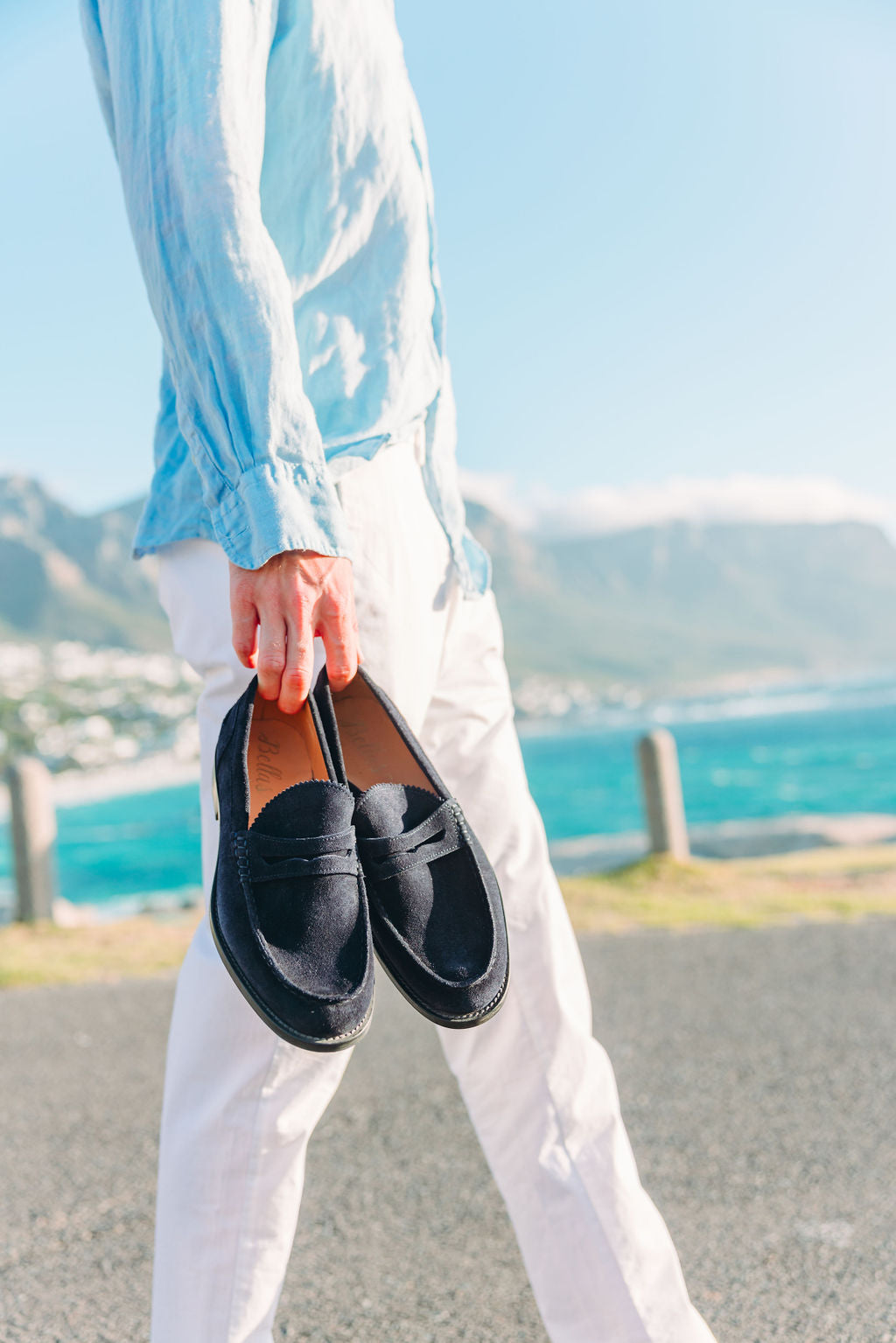 Blu Penny Loafer Men
