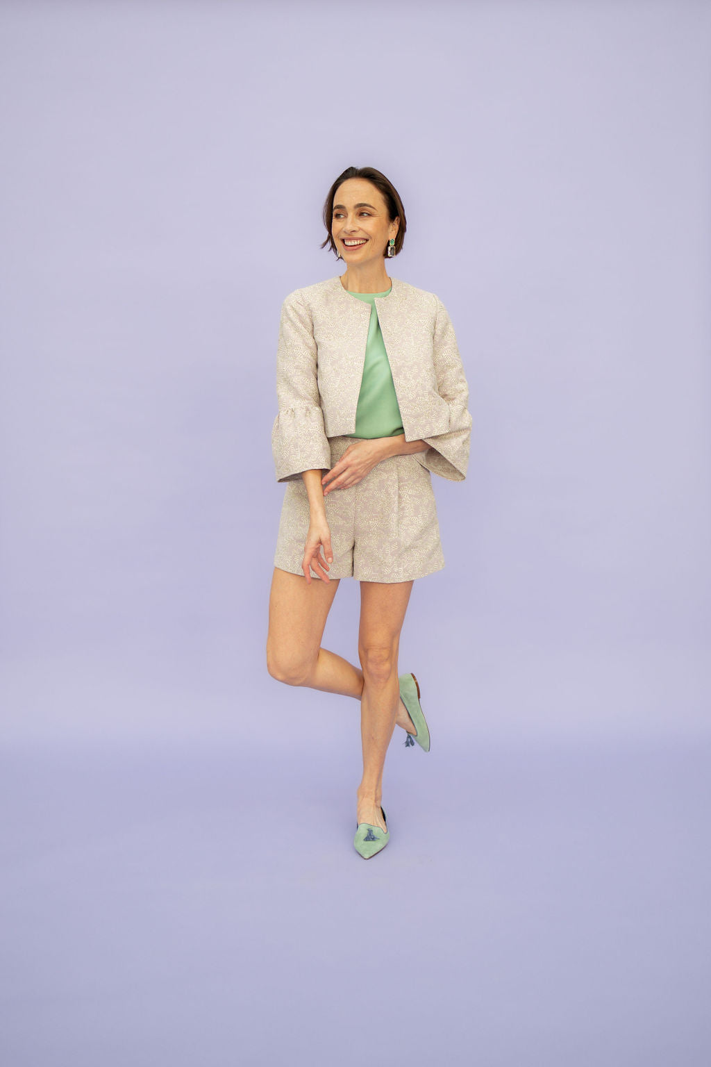 Salvia-Heaven Tassel Loafer Pointy (short tassel)