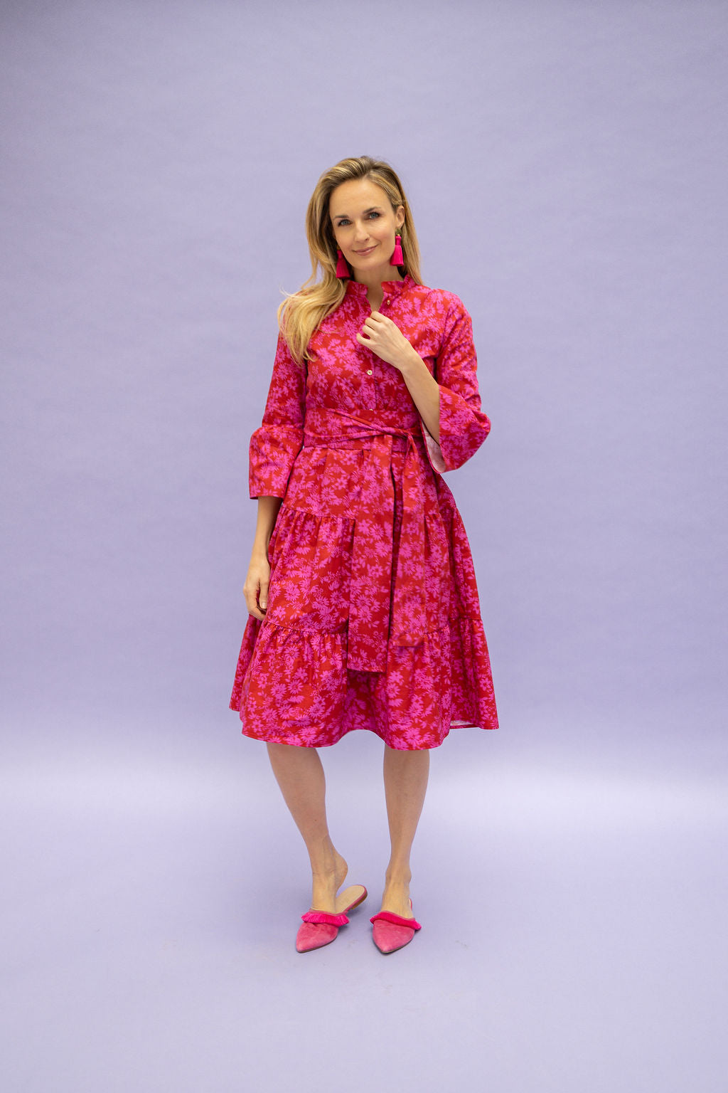 Mules Fuxia Fransen