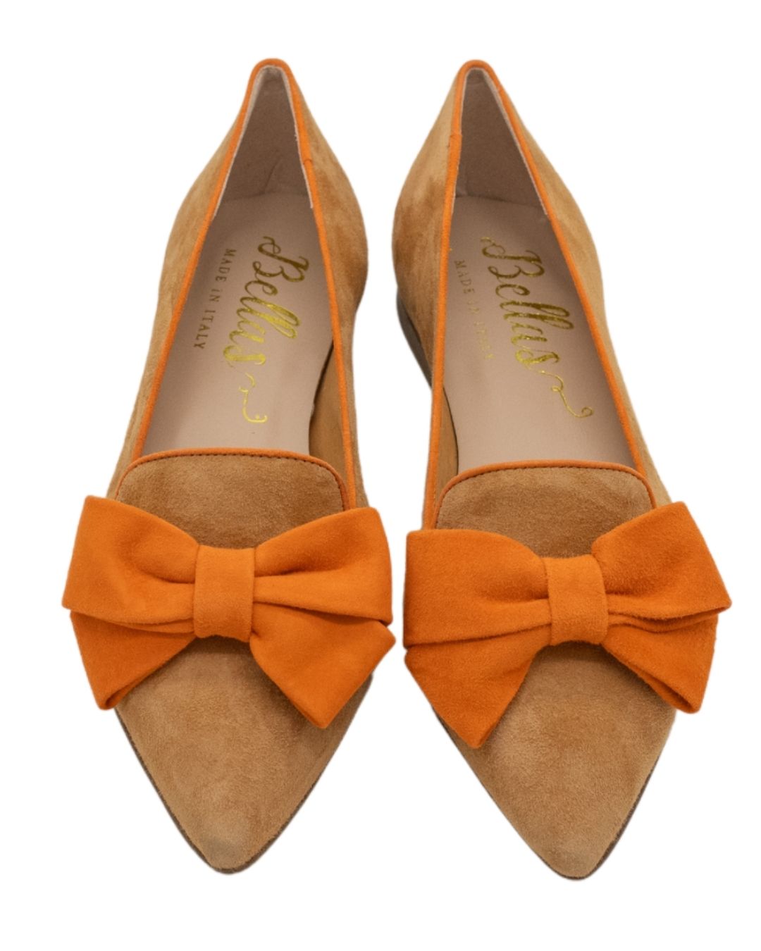 Amber-Mandarino Schleifenloafer Pointy