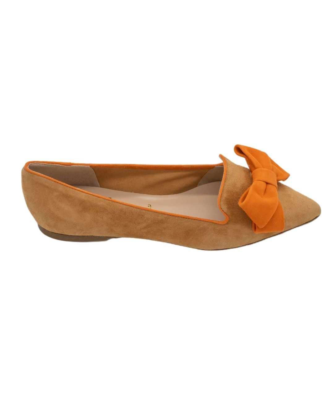 Amber-Mandarino Schleifenloafer Pointy