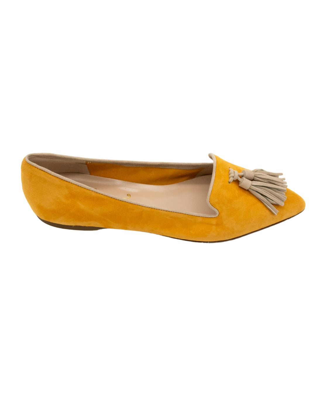 SHOOTINGSCHUH Apricot-Fudge Tasselloafer Pointy (langer Tassel) 41