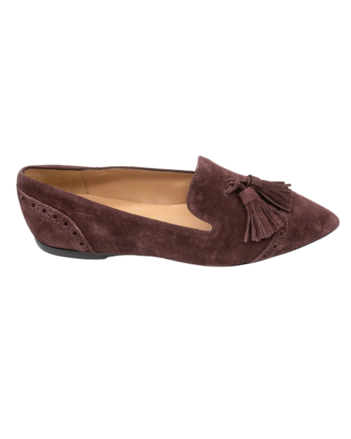 Bordeaux Budapester Tasselloafer Pointy