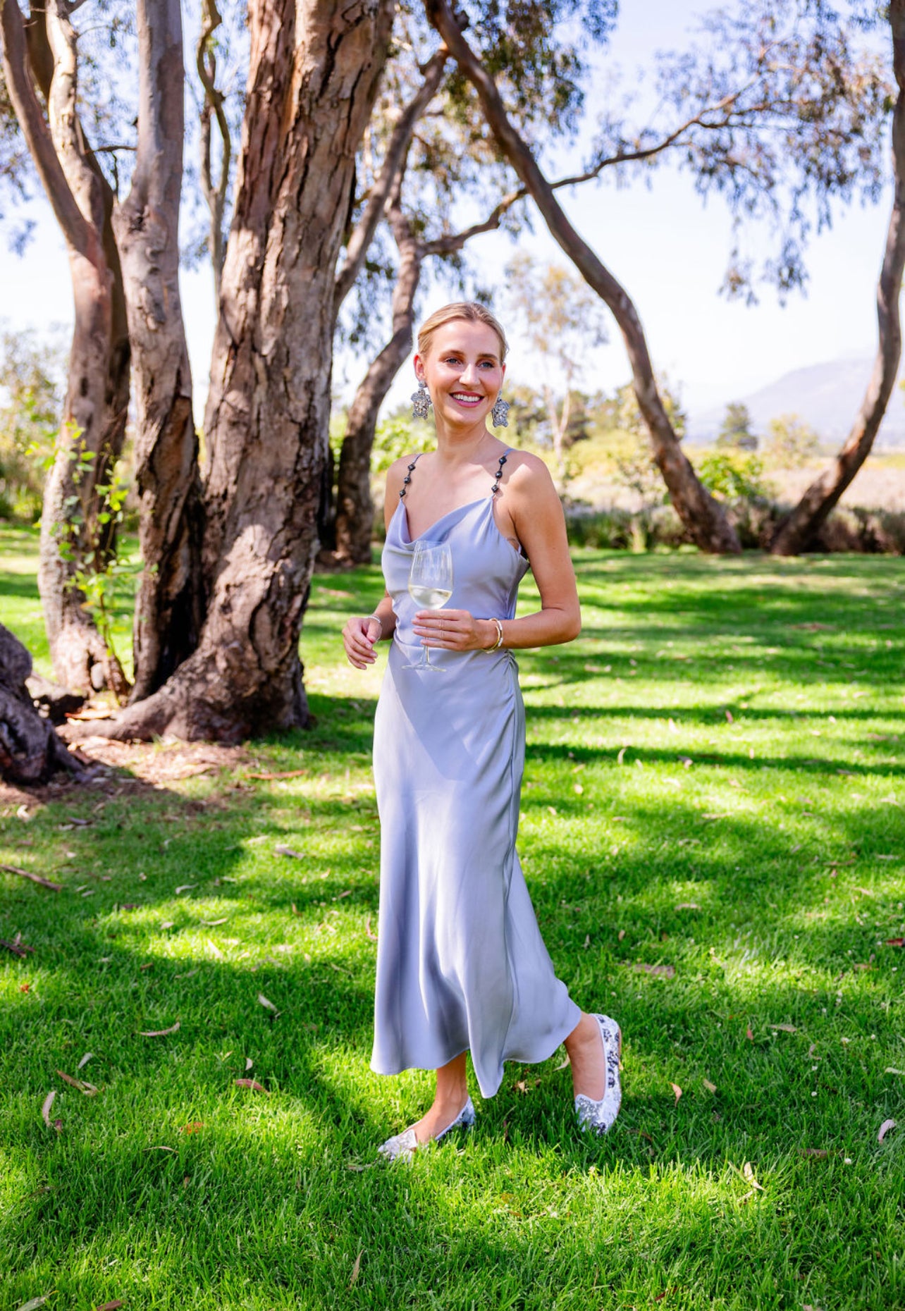 Ballerina Rosemary Silver Sequins