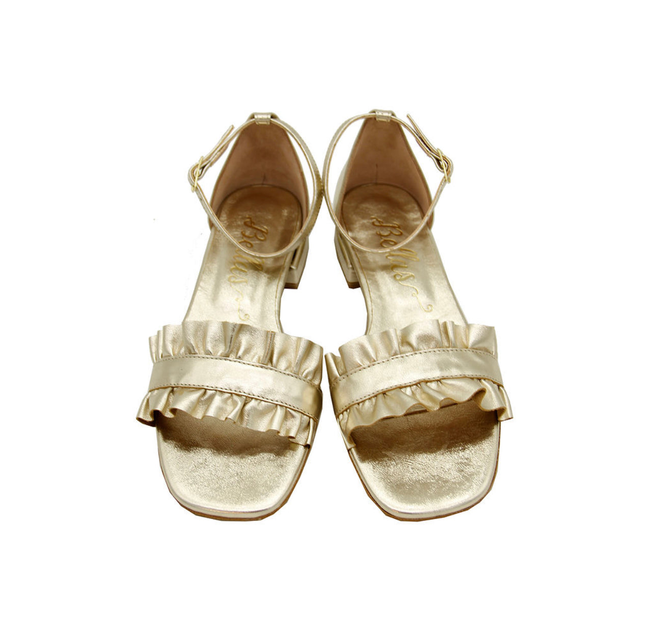 Sandals Ruffles gold