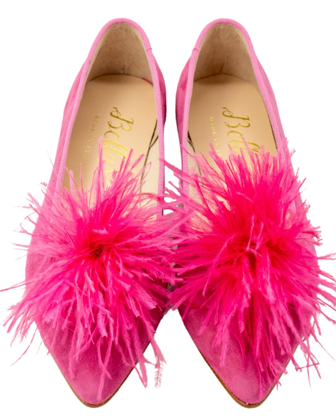 Fuxia Federn Pointy