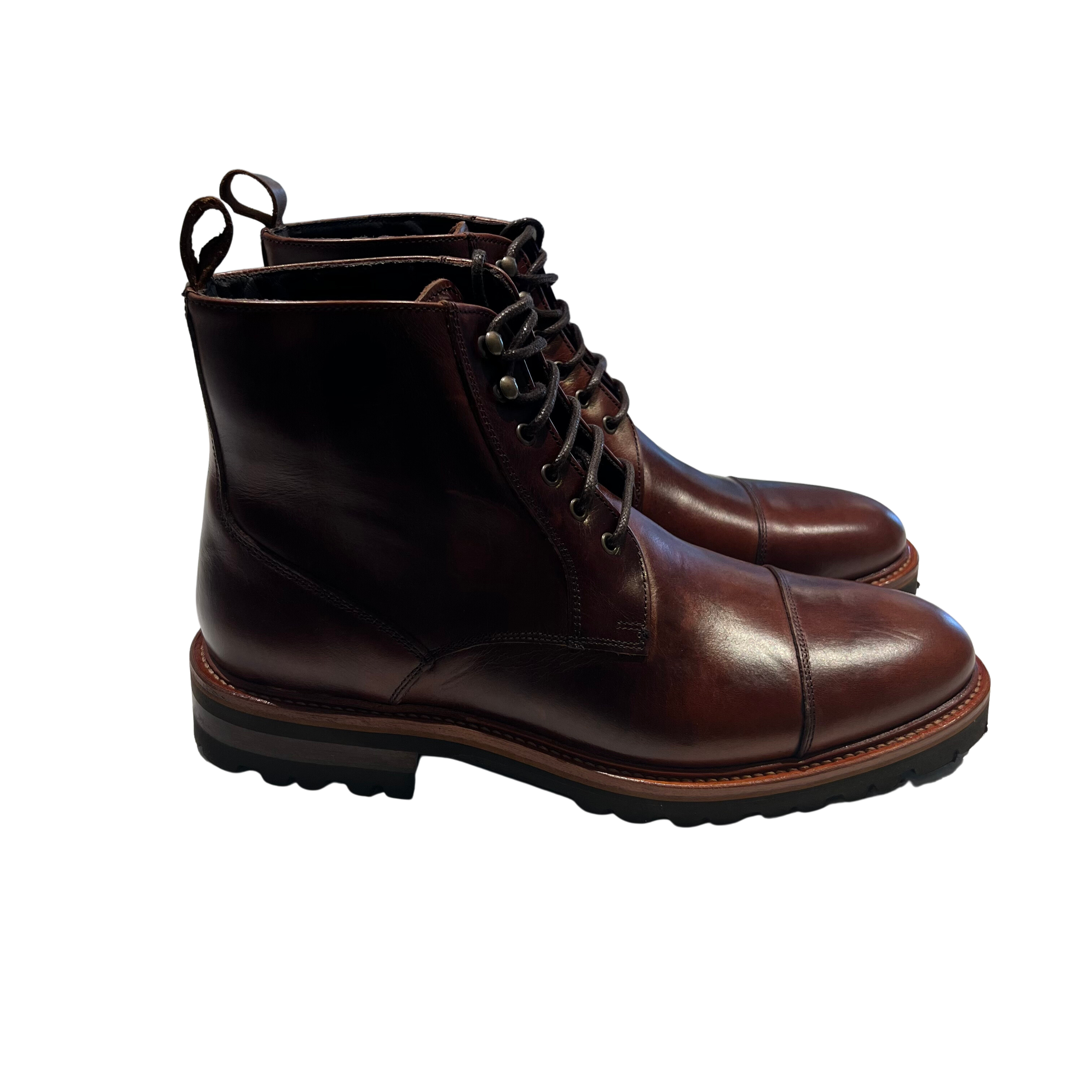 MEN lace-up boots Pull up Seahorse