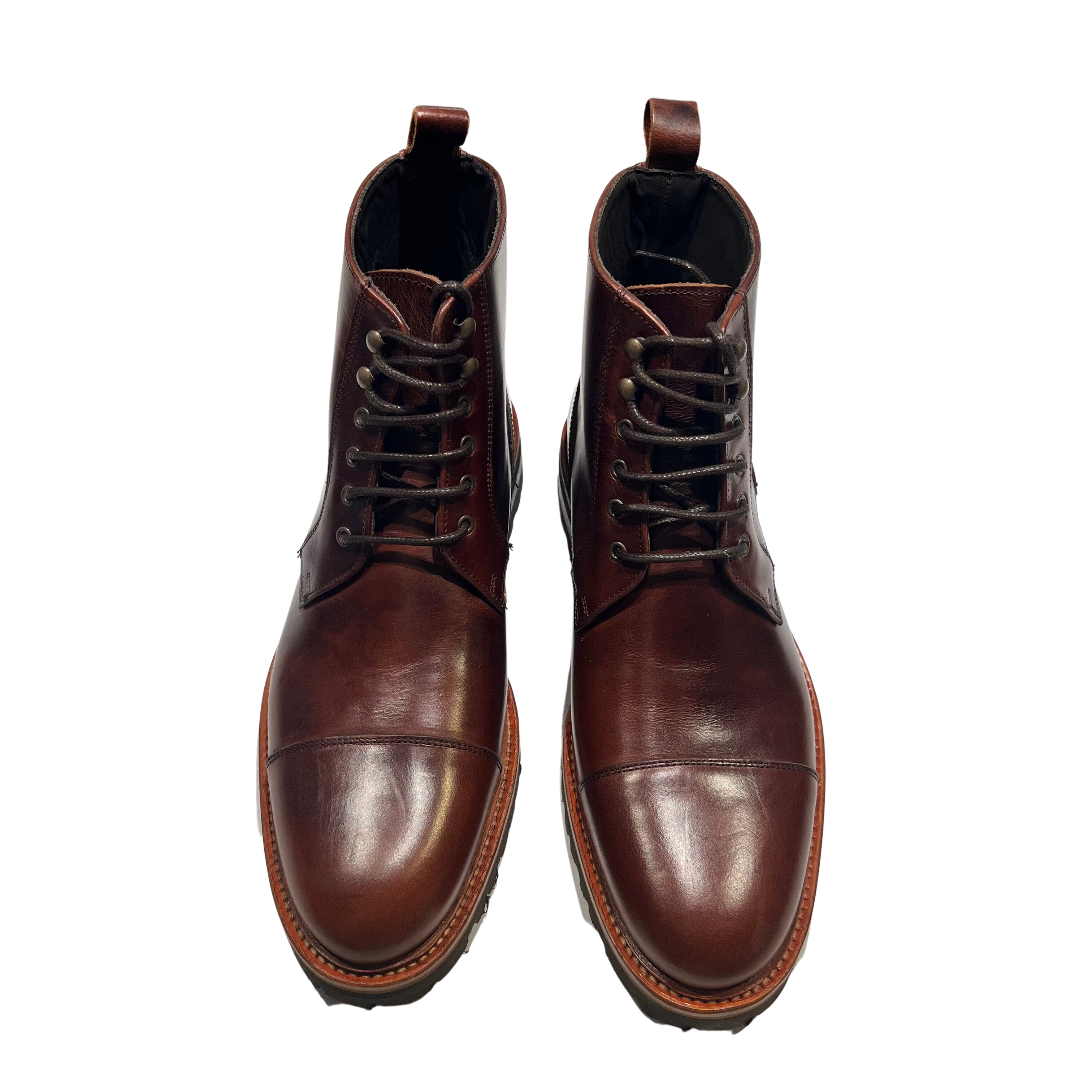 MEN lace-up boots Pull up Seahorse