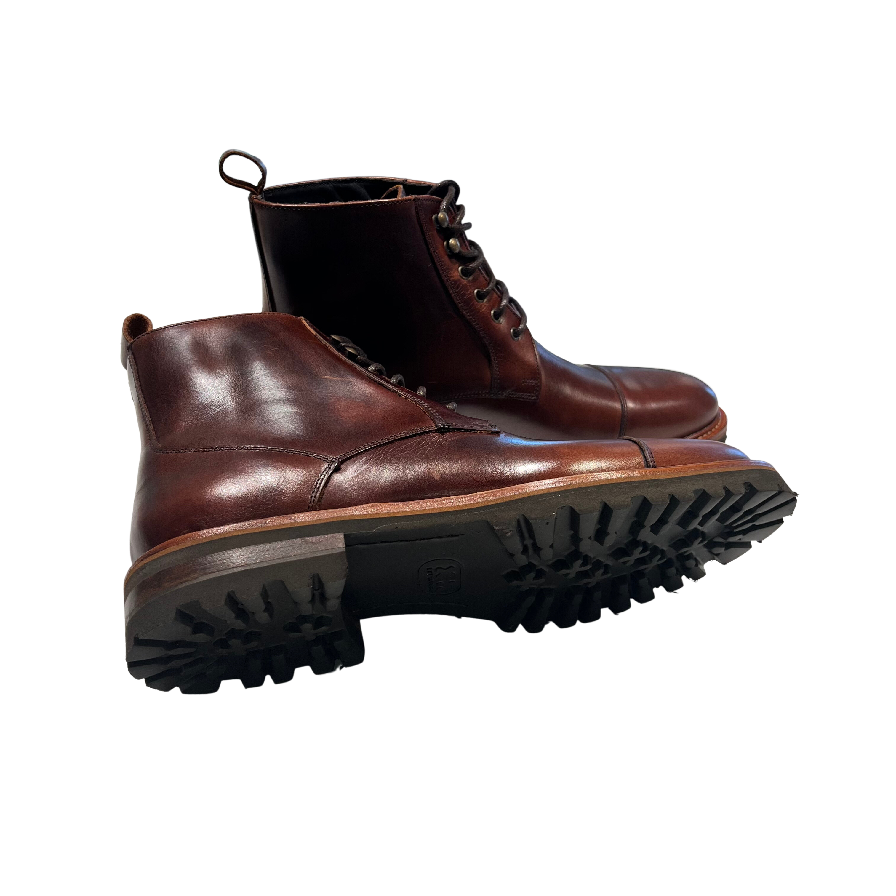 MEN lace-up boots Pull up Seahorse