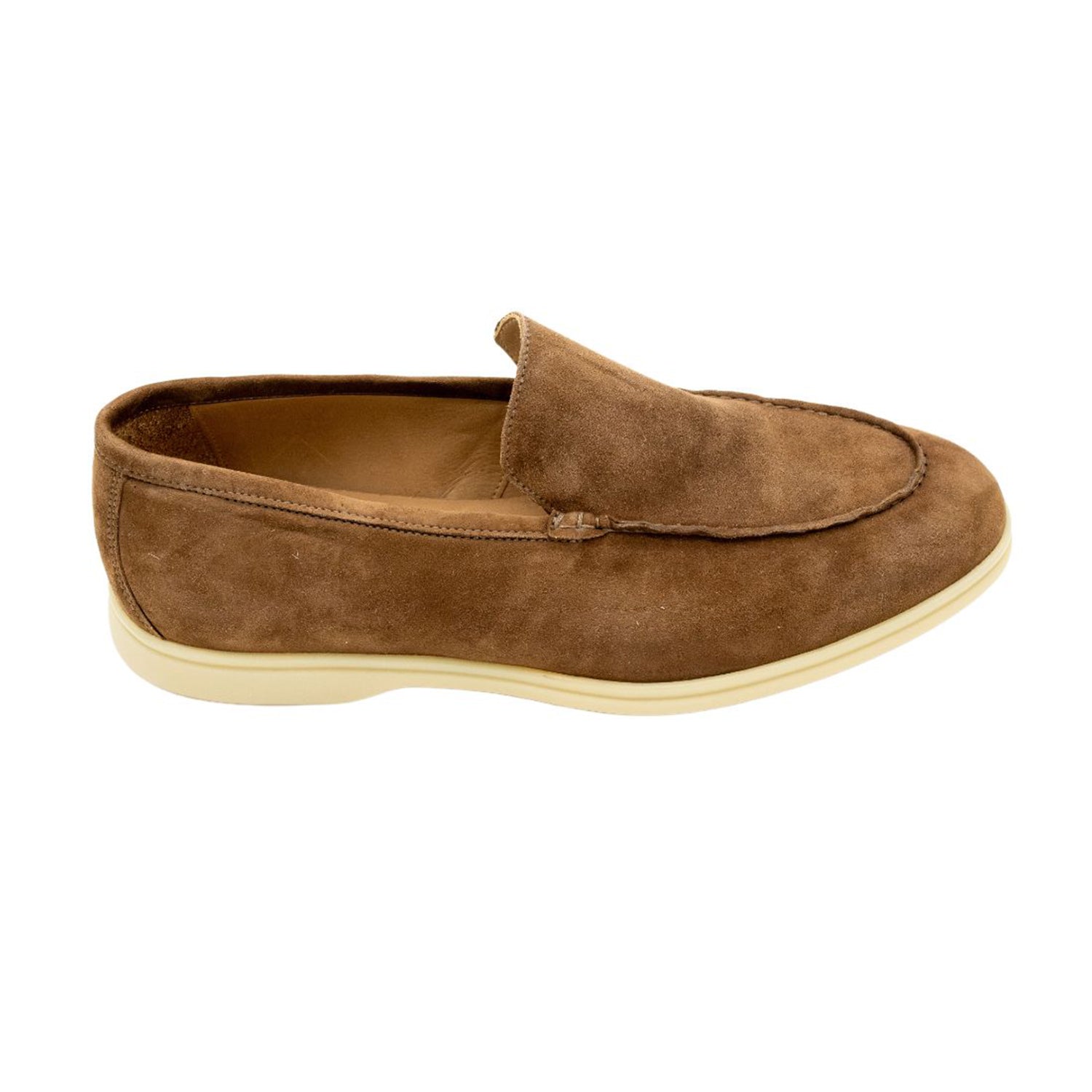 MEN yacht slippers Camoscio Noce