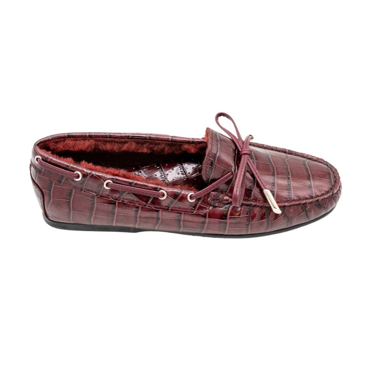 Moccasin Cocco Bordo lined