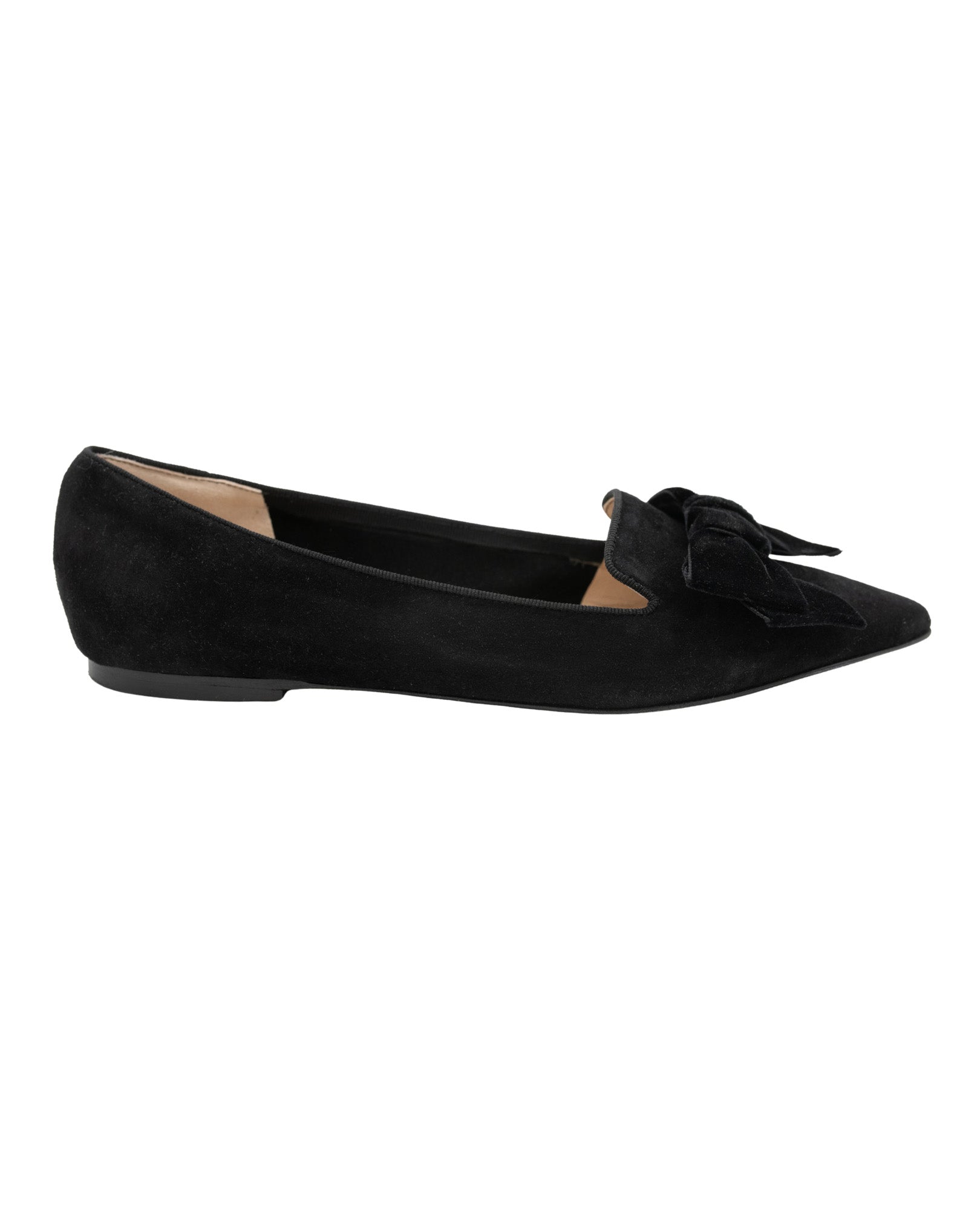Nero Schleifenloafer Pointy