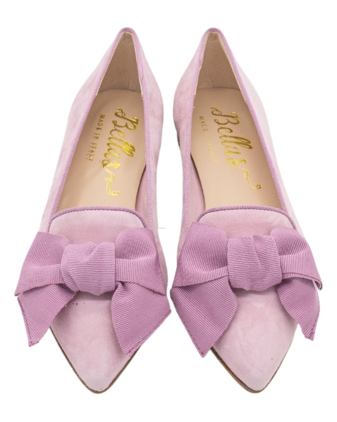 Pig Rose-Ortensia Schleifenloafer Pointy