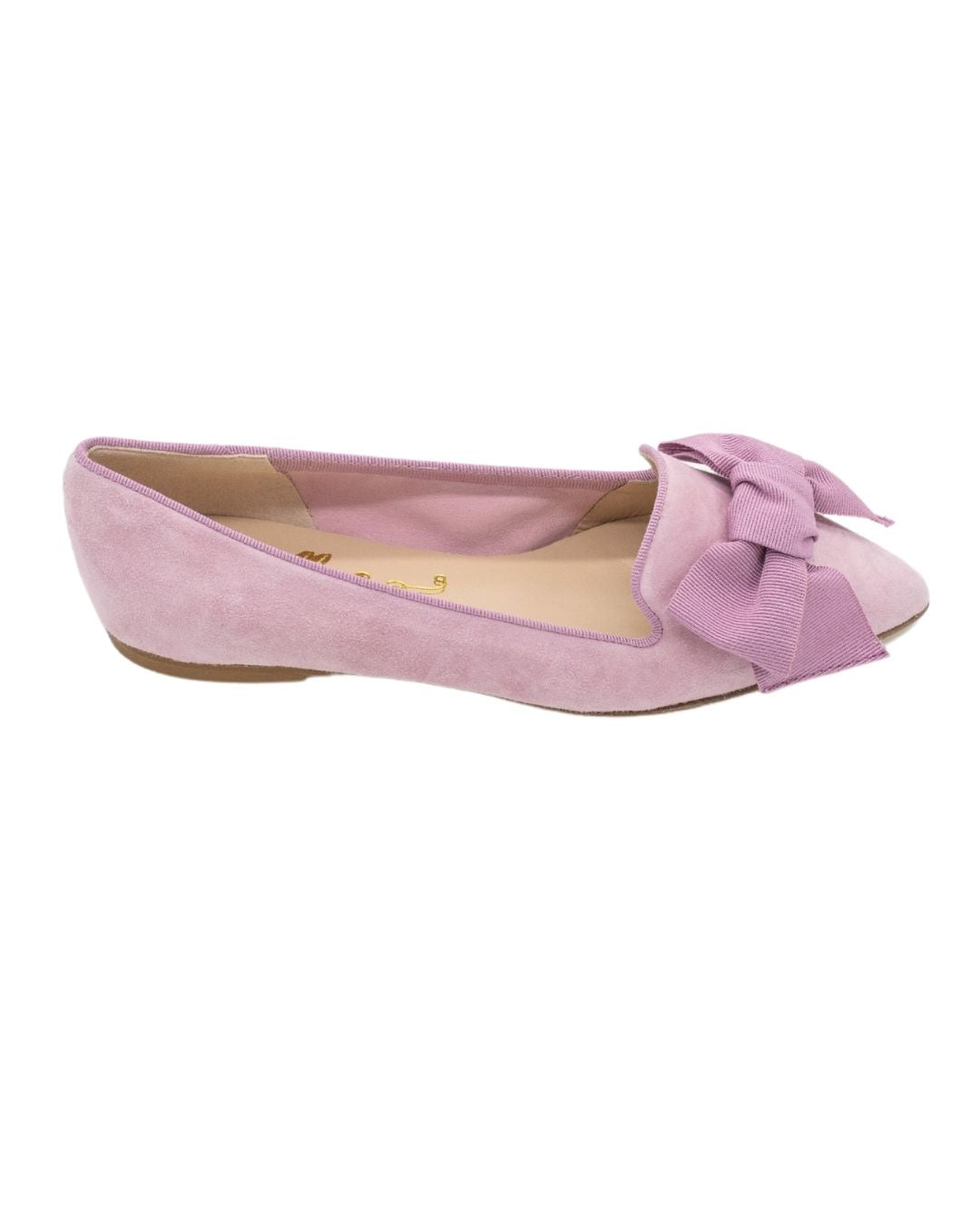 Pig Rose-Ortensia Schleifenloafer Pointy