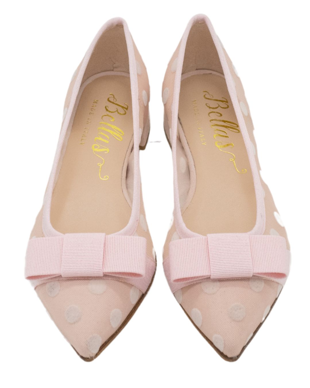 Pink Mesh Dot Pointy