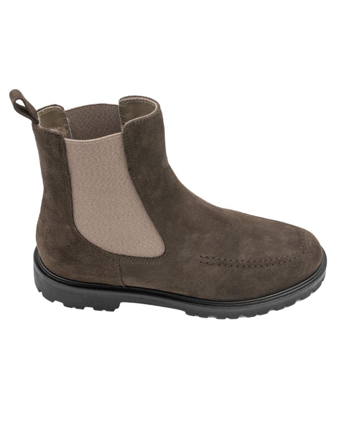 TMH-Taupe Chelseaboots gefüttert