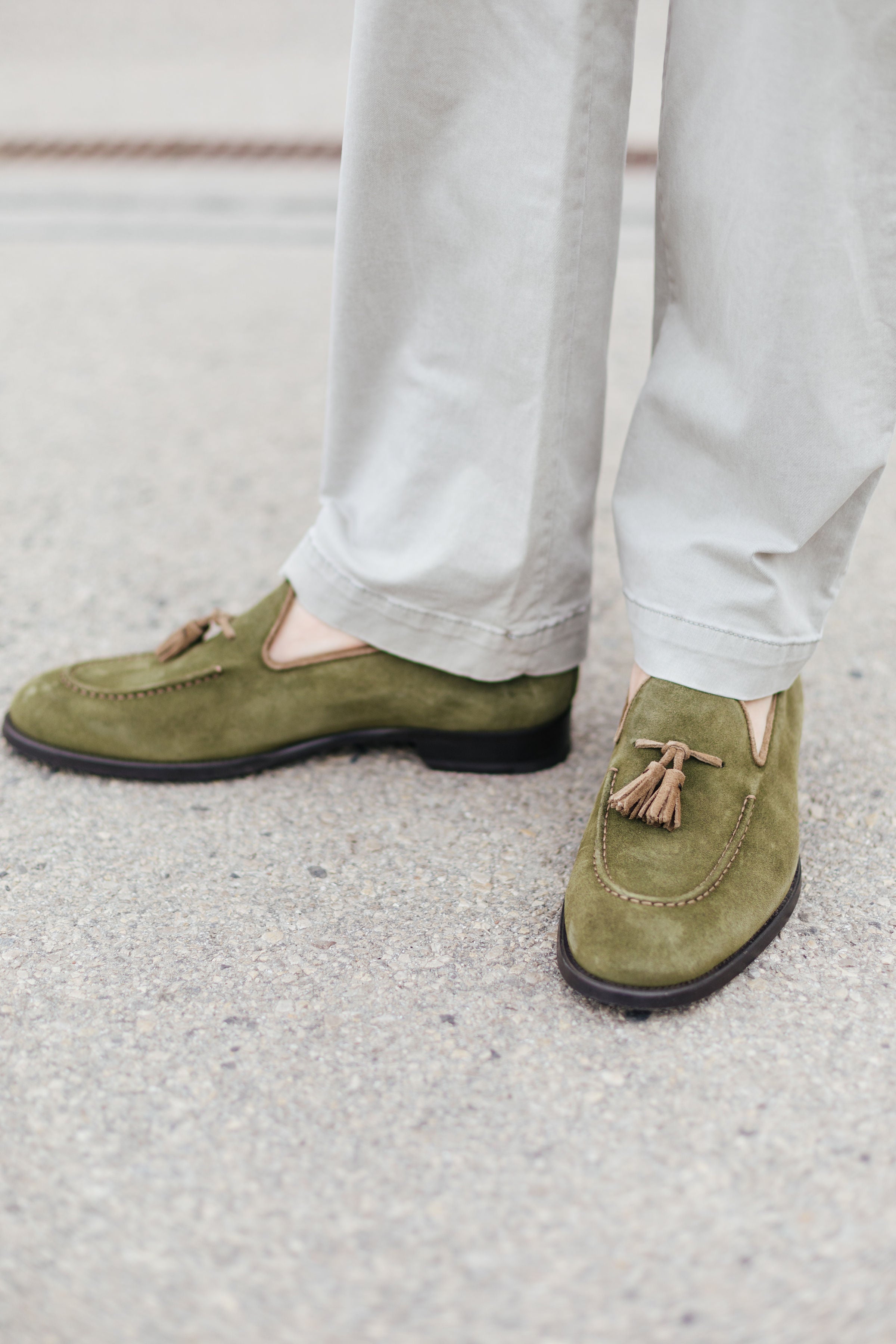 MEN Tassel Loafer Cappero - Taupe
