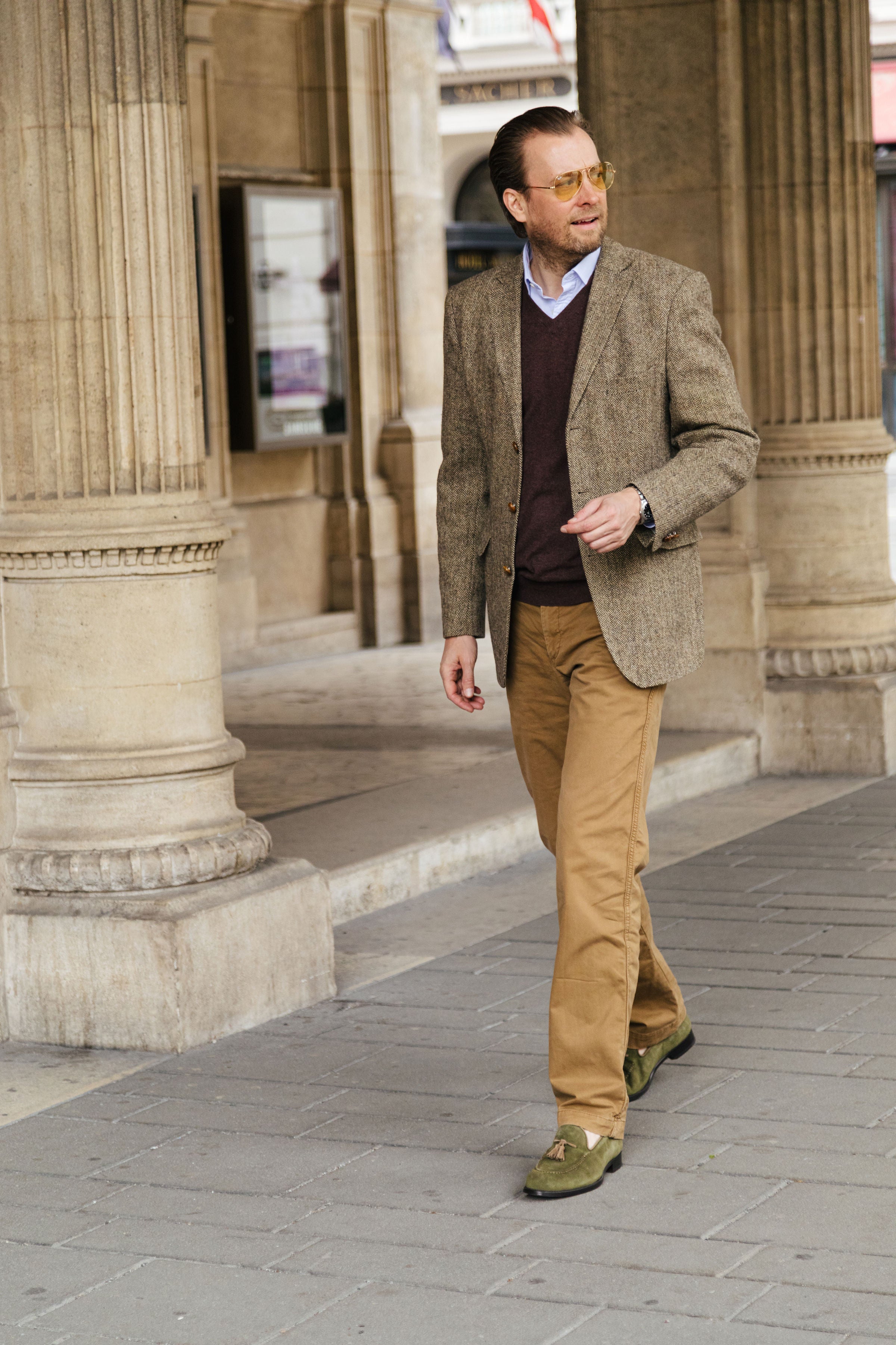 MEN Tassel Loafer Cappero - Taupe