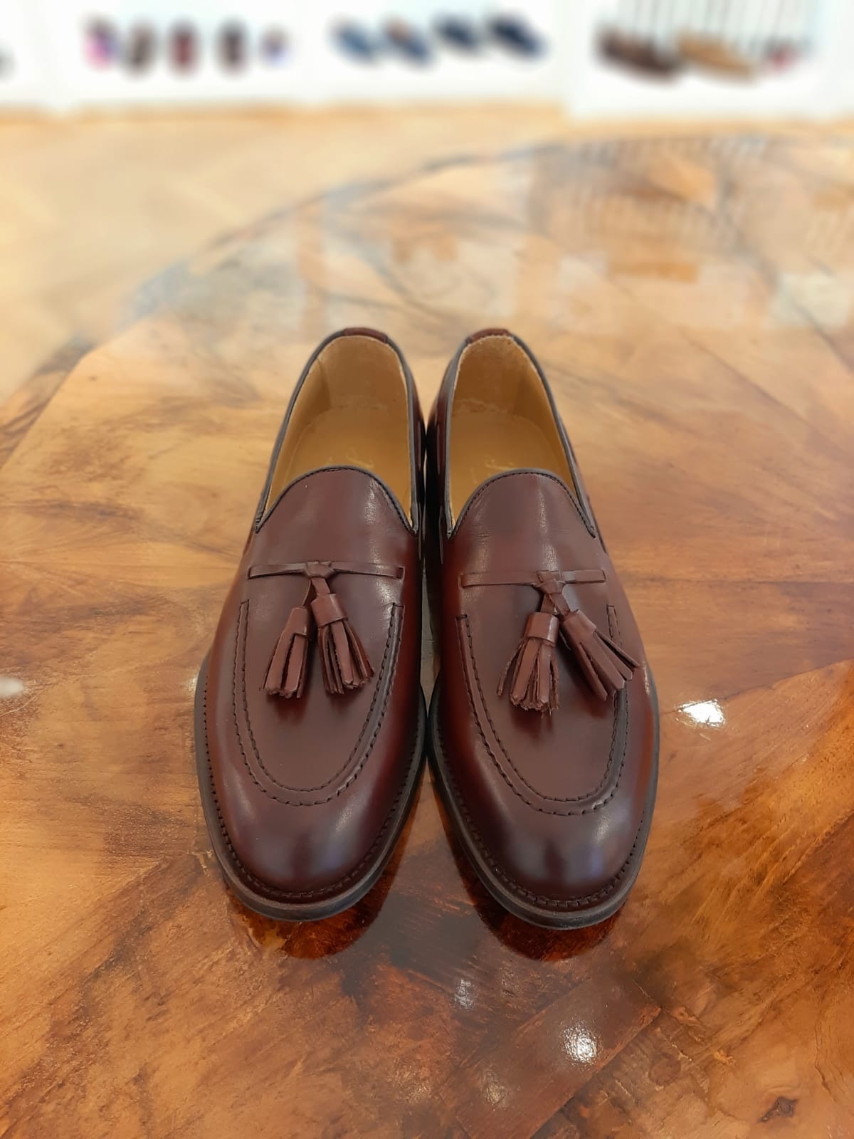 MEN Tassel Loafer Bordo