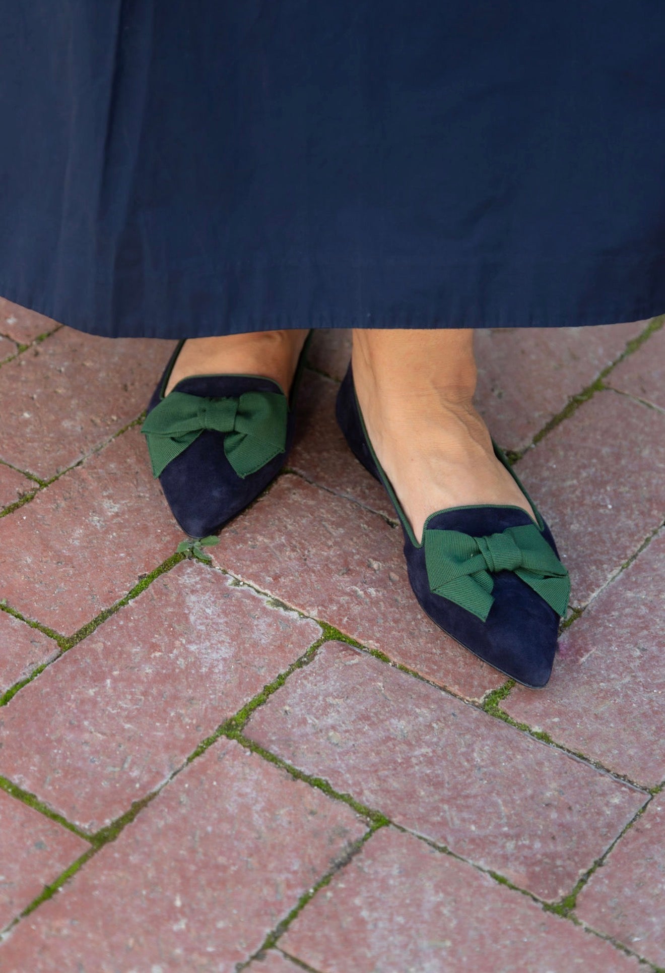 Peacoat-Foresta Schleifenloafer Pointy