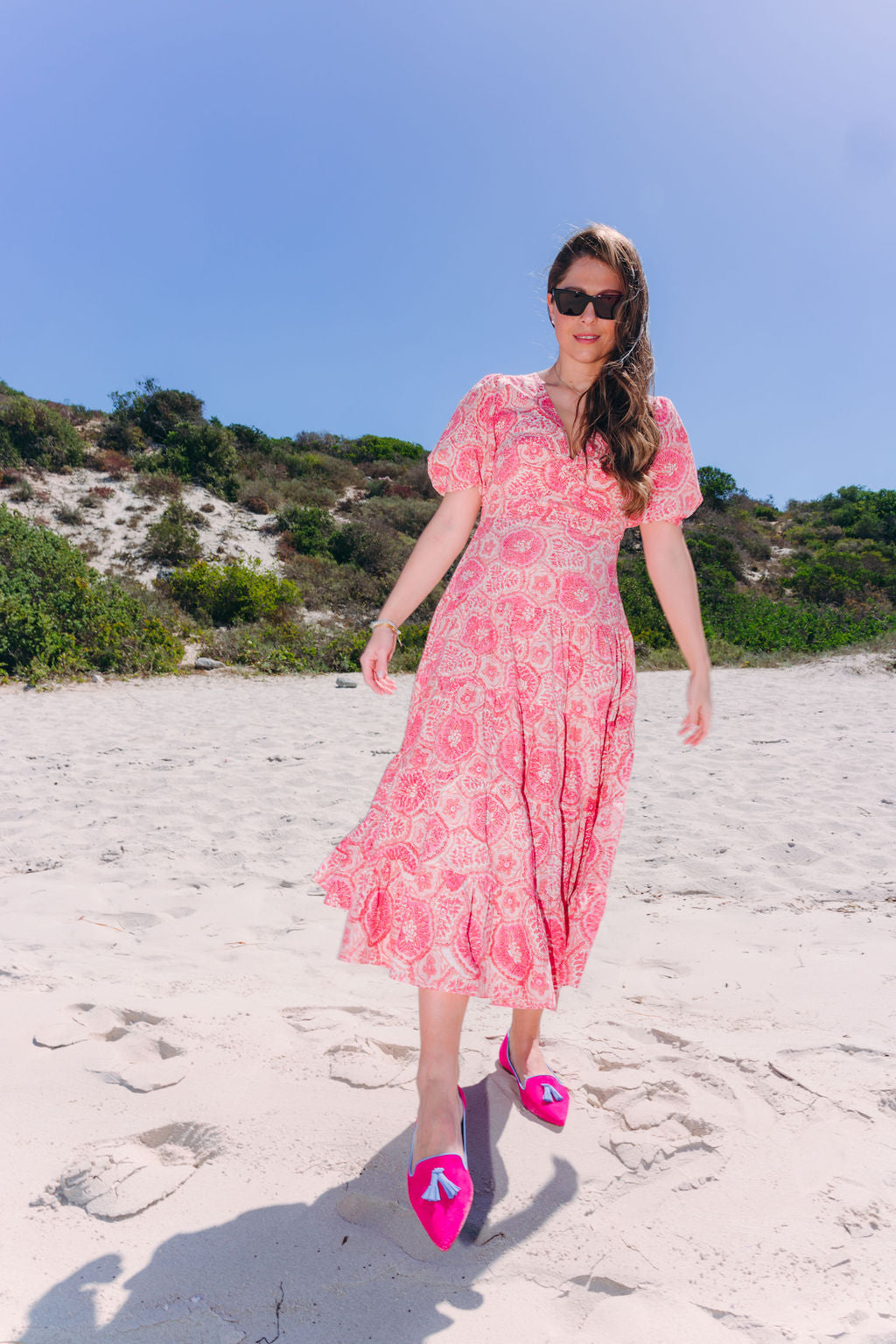 Fuxia-Onda Tassel Loafer Pointy (short tassel)