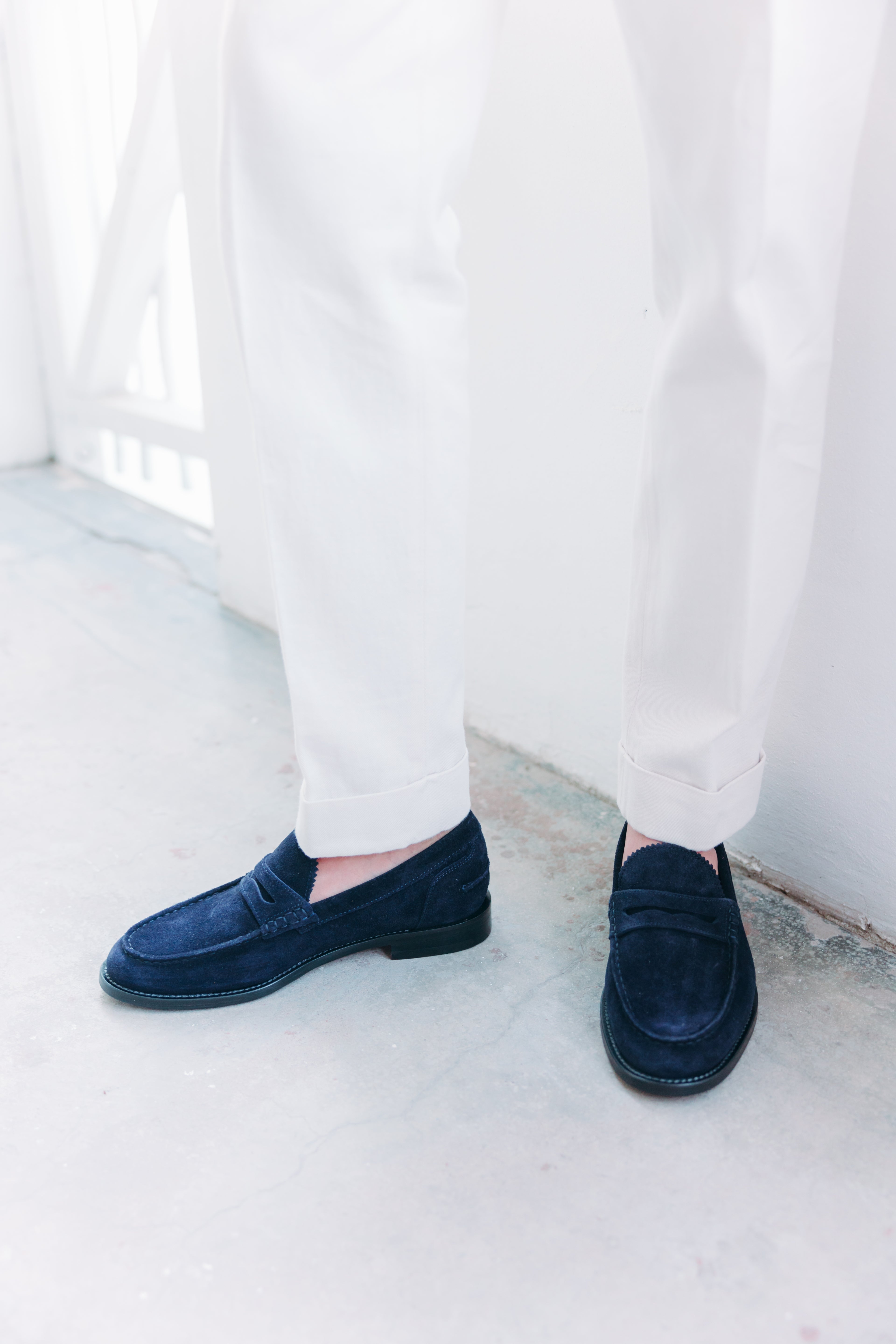 Blu Penny Loafer Men