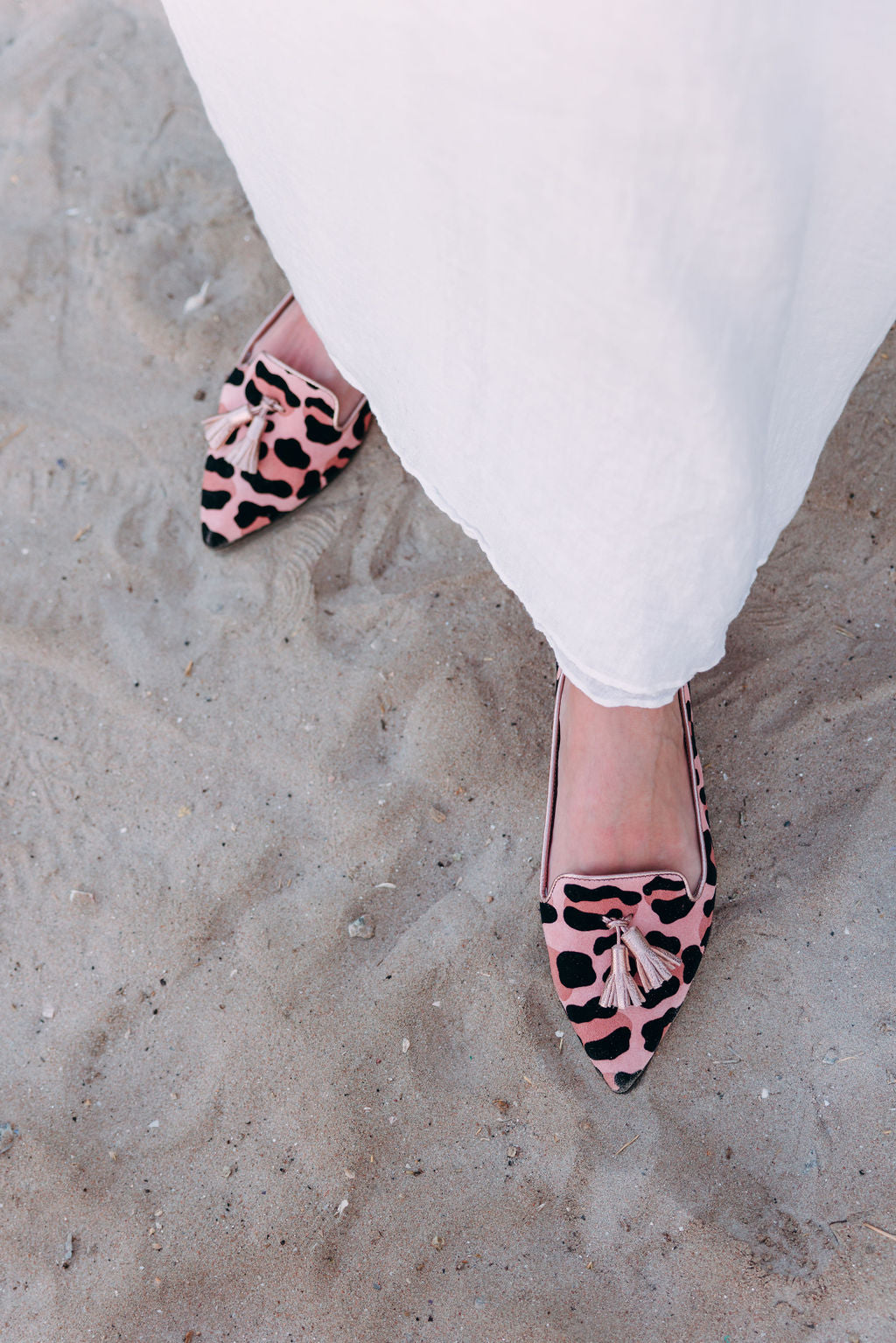 Leo Orlando Cipria-Rame Tasselloafer Pointy (kurzer Tassel)