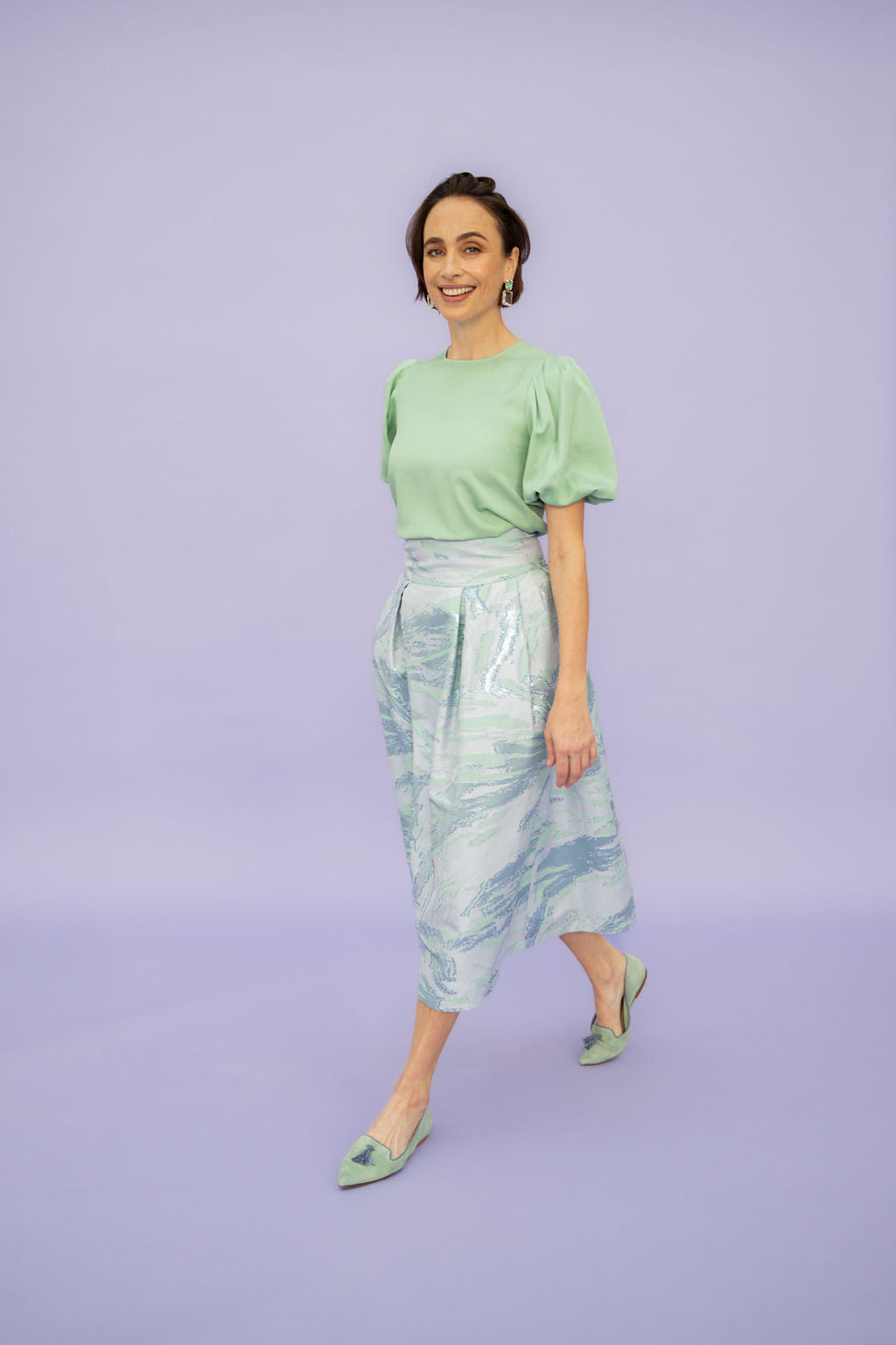 Salvia-Heaven Tassel Loafer Pointy (short tassel)