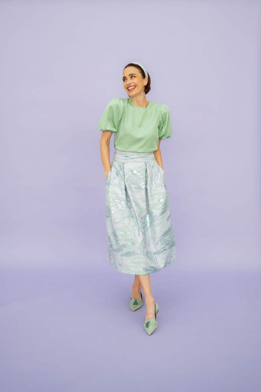 Salvia-Heaven Tassel Loafer Pointy (short tassel)