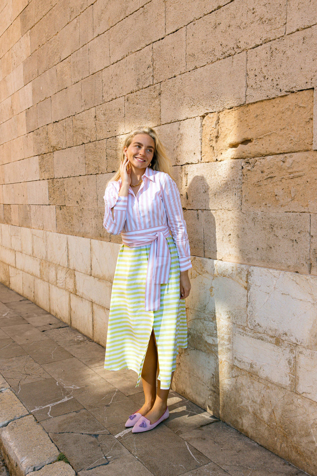 Pig Rose-Bouganville-Hot Pink Tassel Loafer Pointy (short tassel)