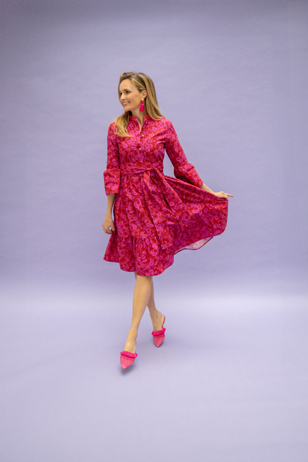 Mules Fuxia Fransen