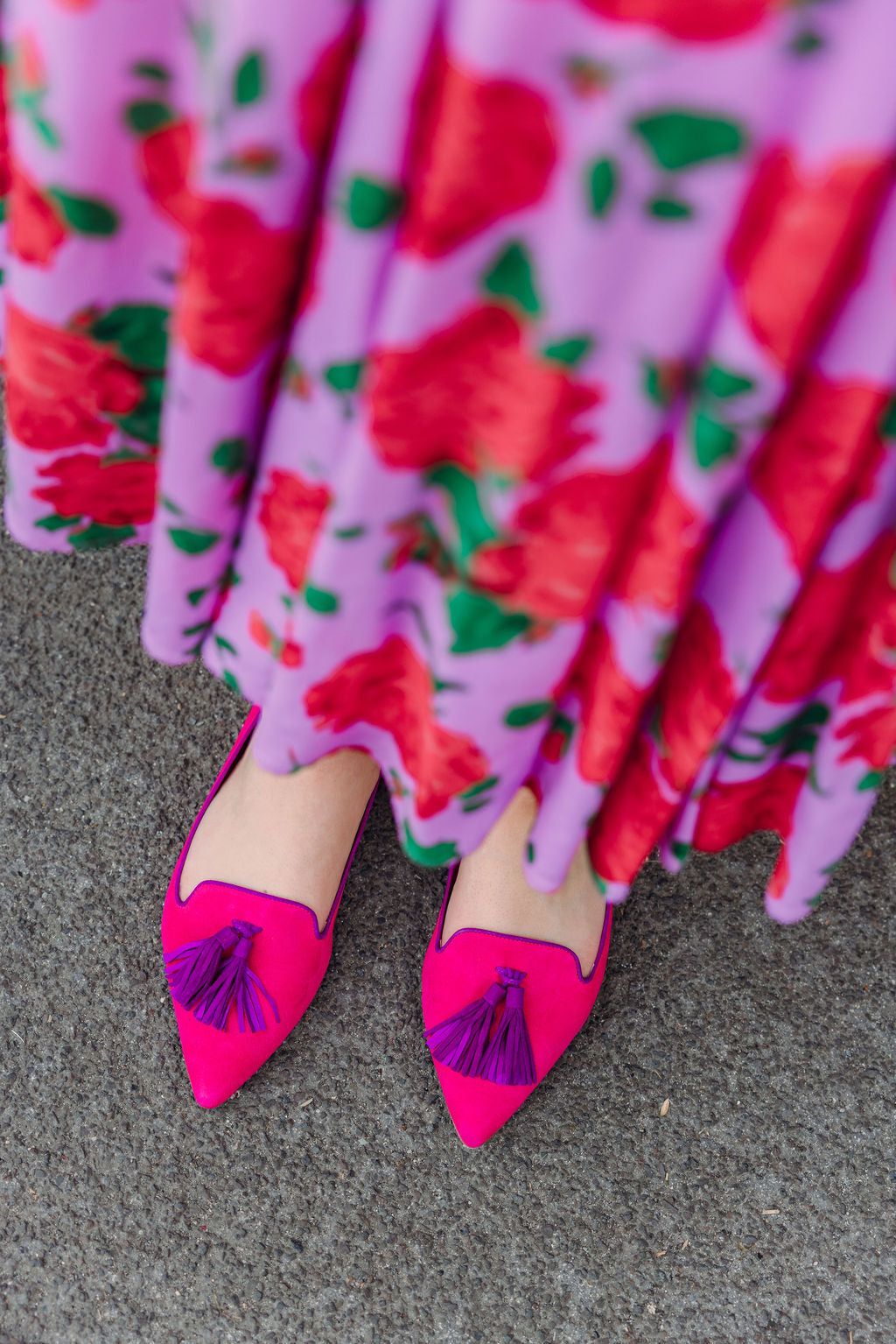 Fancy-Porpora Tasselloafer Pointy (long tassel)