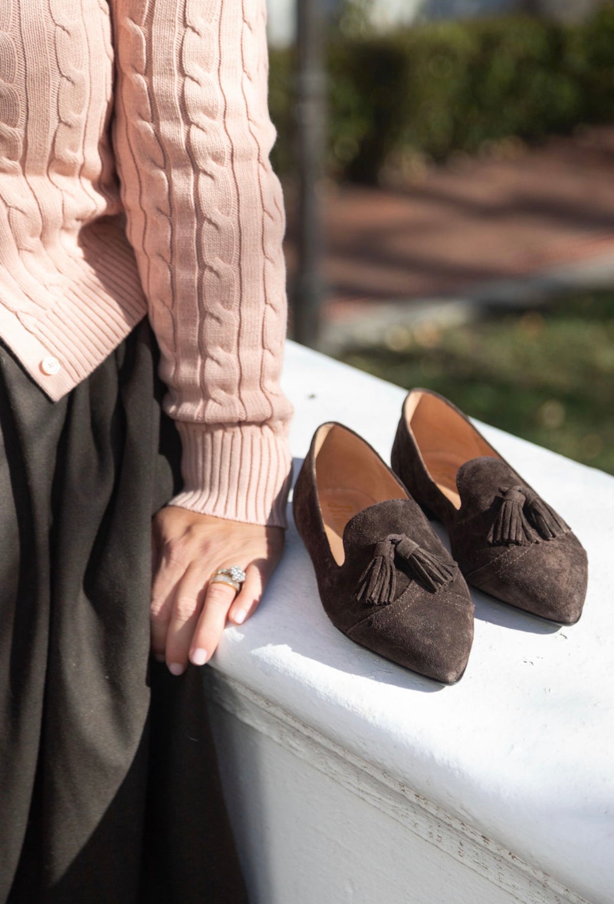 Fondente Budapester Tasselloafer Pointy