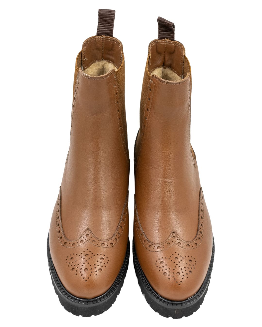 Caramello Budapester Stiefelette gefüttert