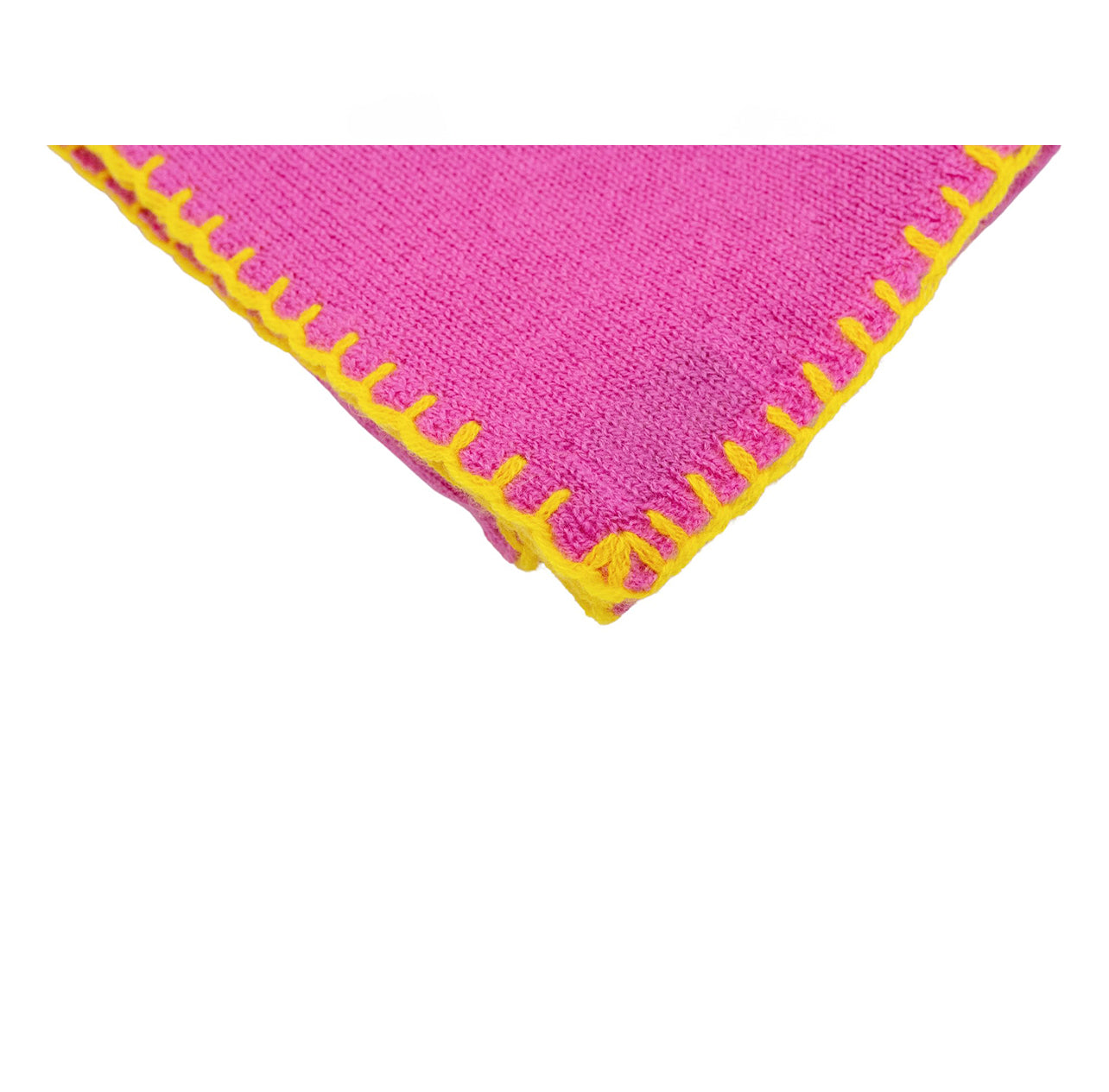 Cashmere scarf Sweetie Pink - Banana Cream 