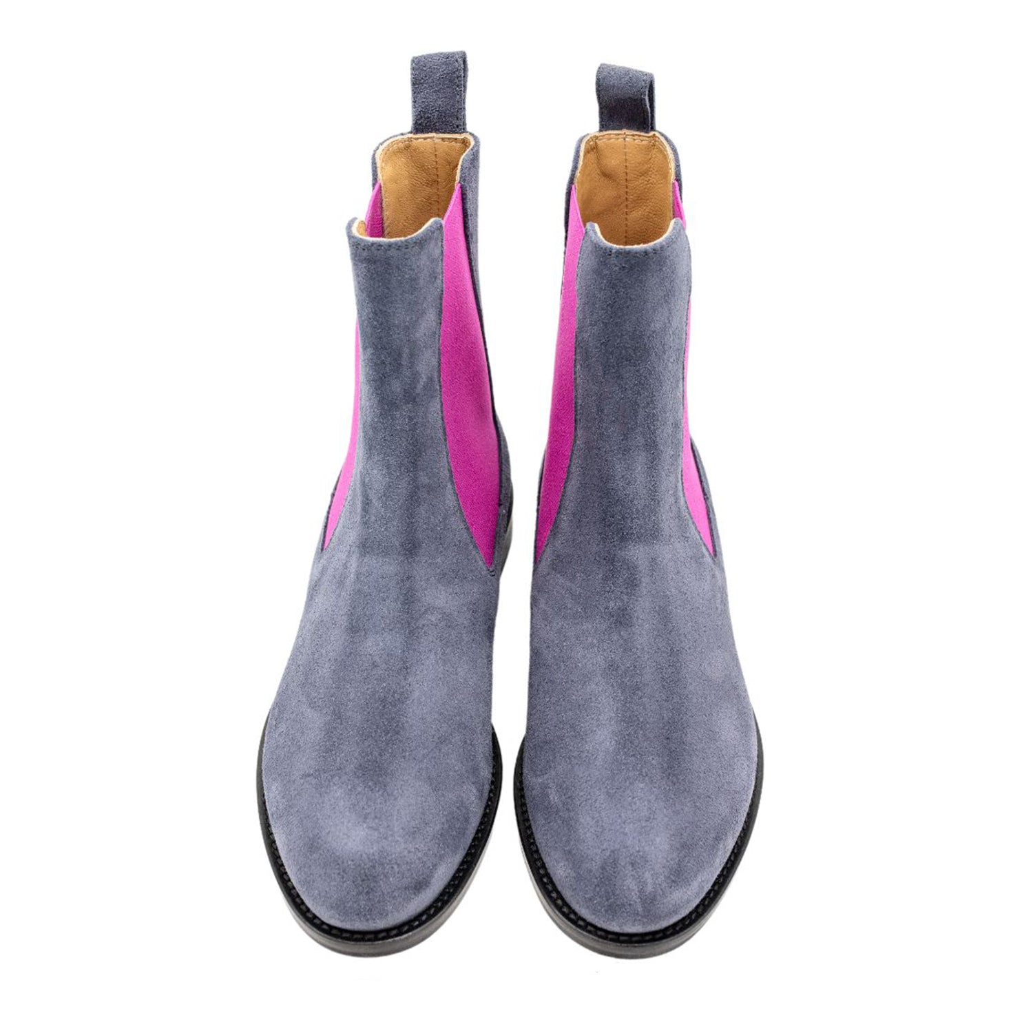 Chelsea boots Grigio - Pink