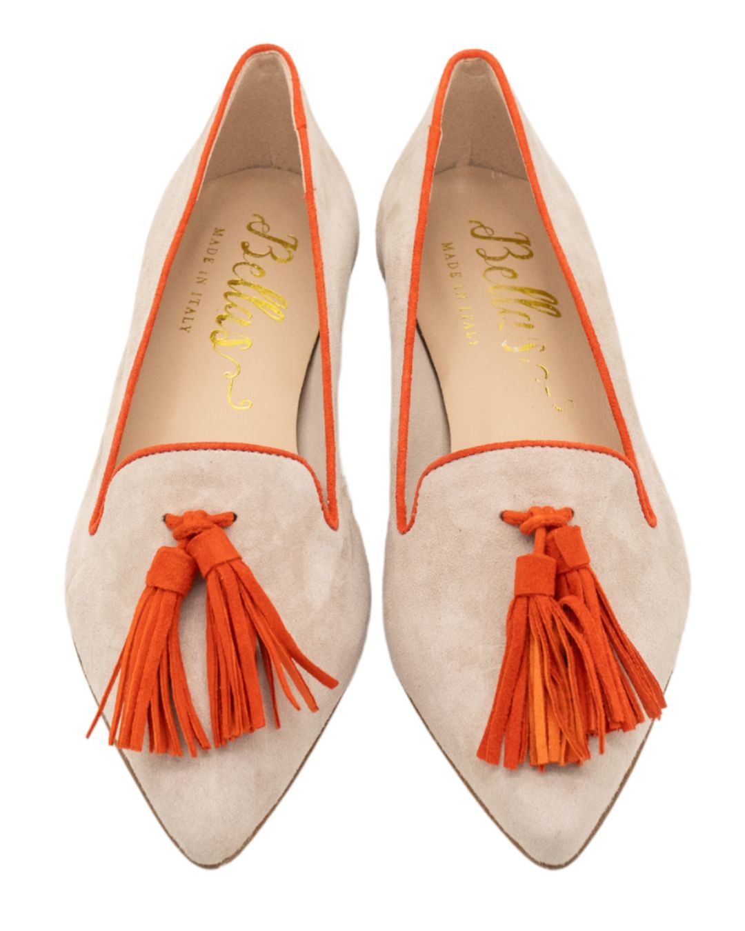 Cipria-Tiger Tassel Loafer Pointy (long tassel)