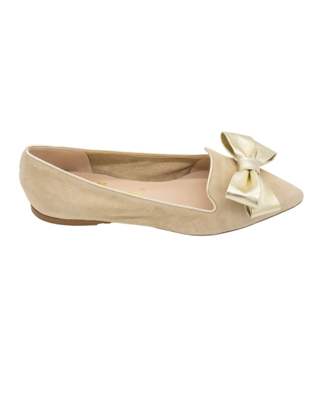Creta-Berg Wash Platino Bow Loafer Pointy