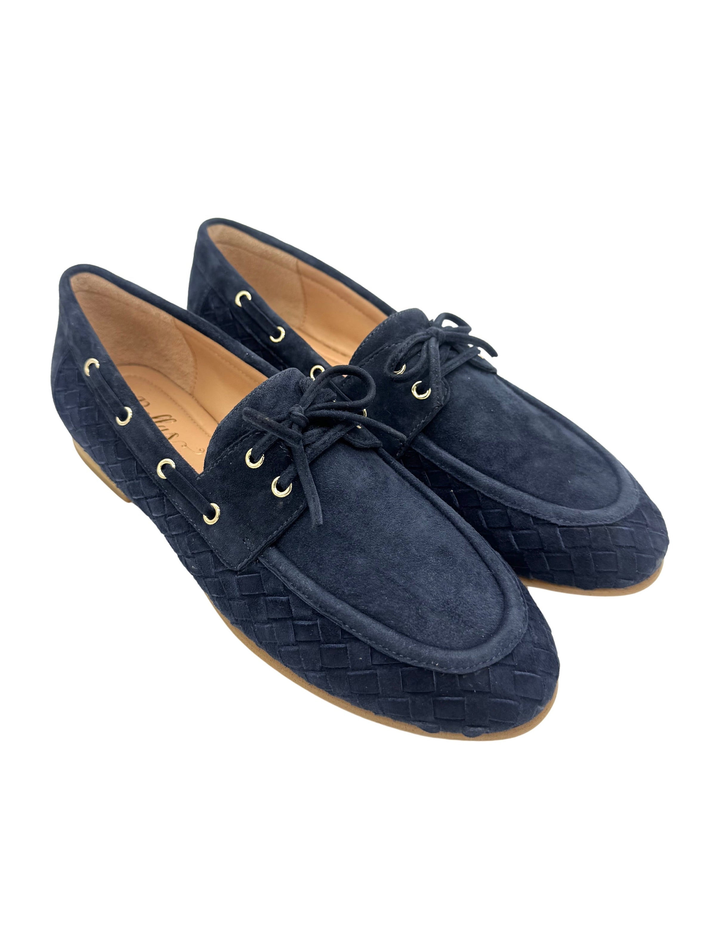 Blu Woven Bootsschuh