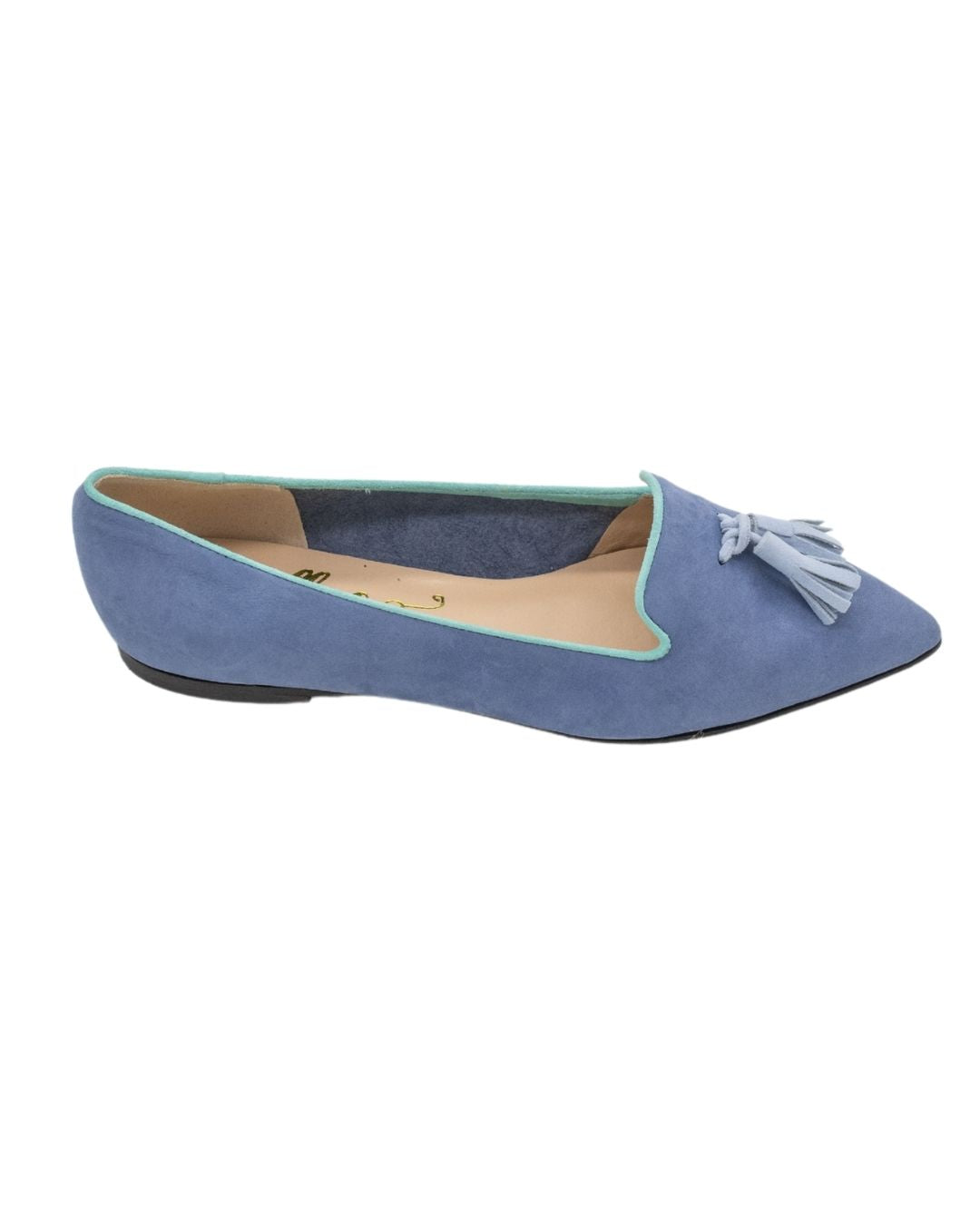 Dark Blue-Xeno-Tiffany Tassel Loafer Pointy (short tassel)