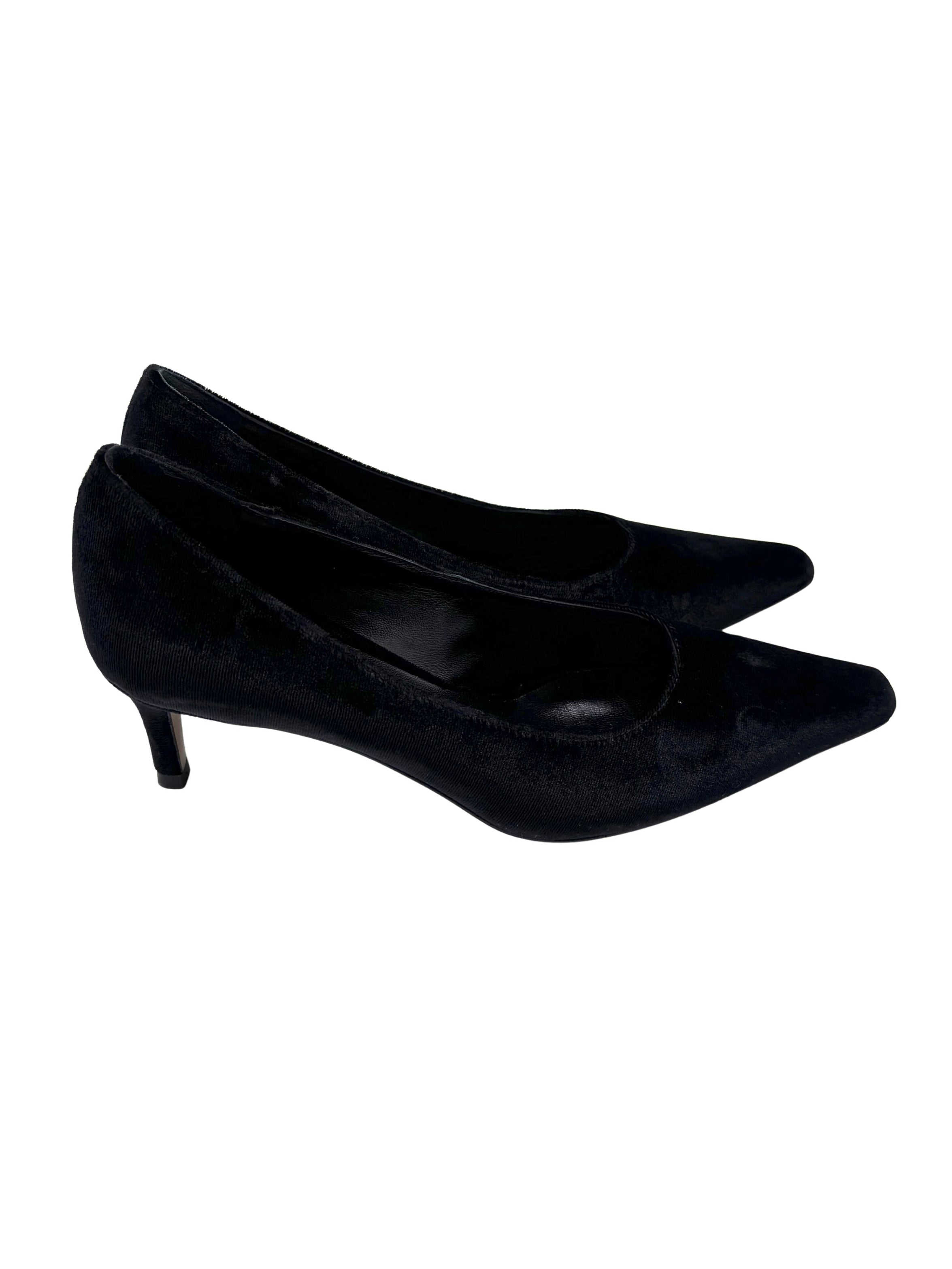 Nero Velvet Pumps