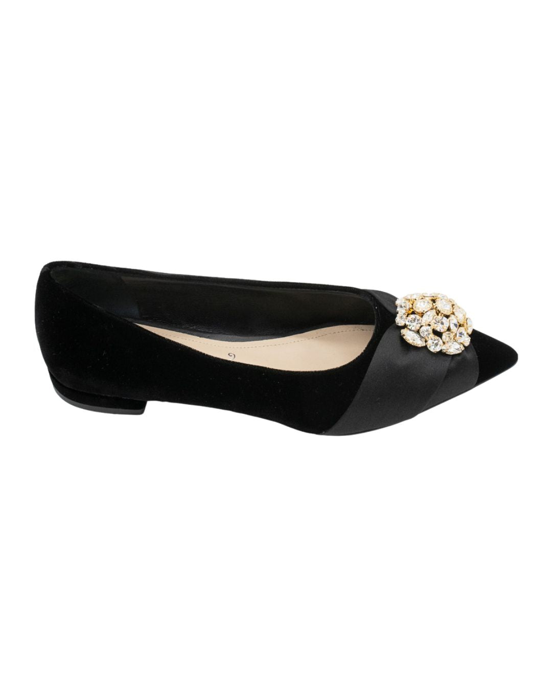 Festive Nero Schleifenloafer Pointy