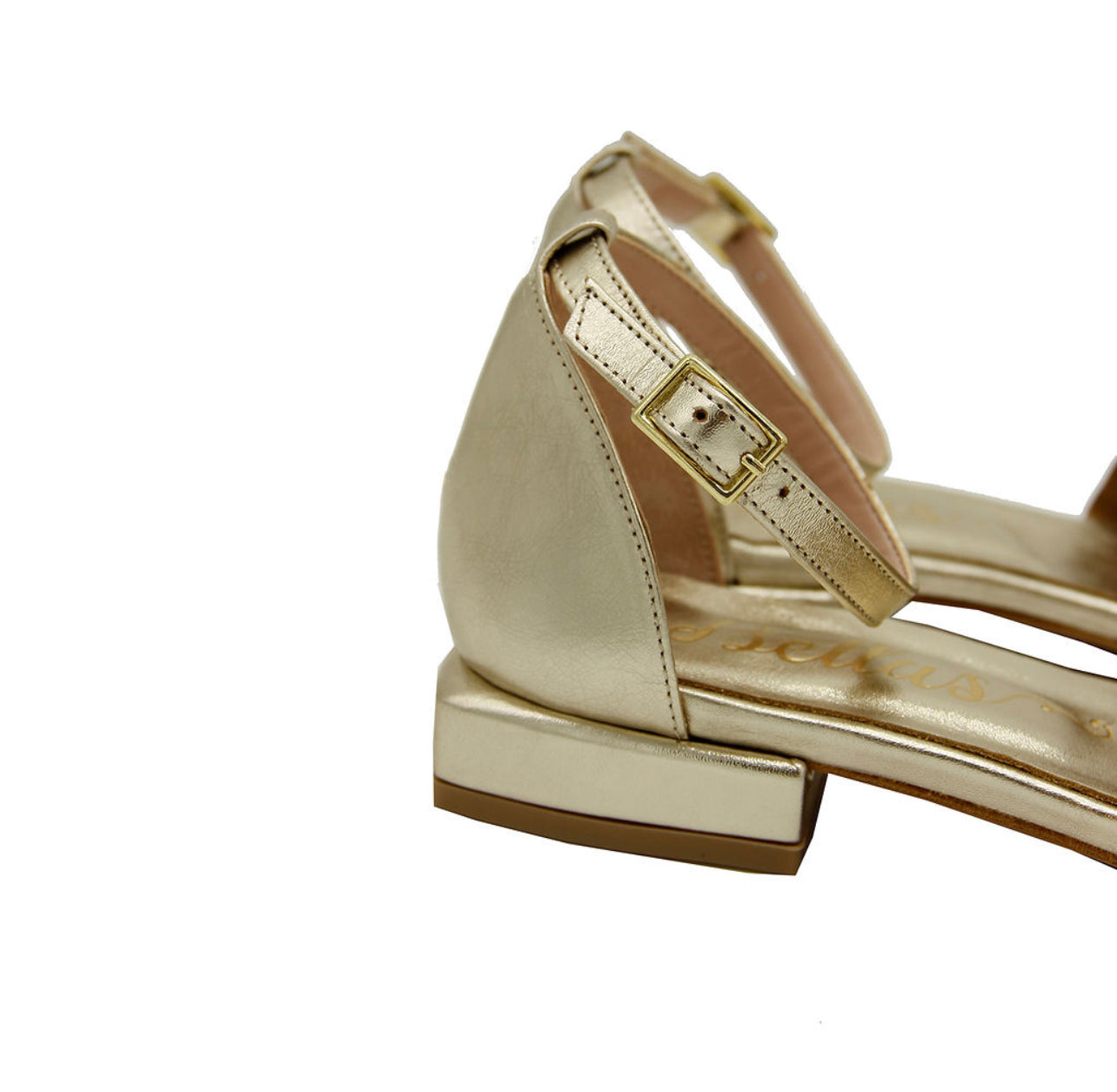 Sandalen Ruffles gold