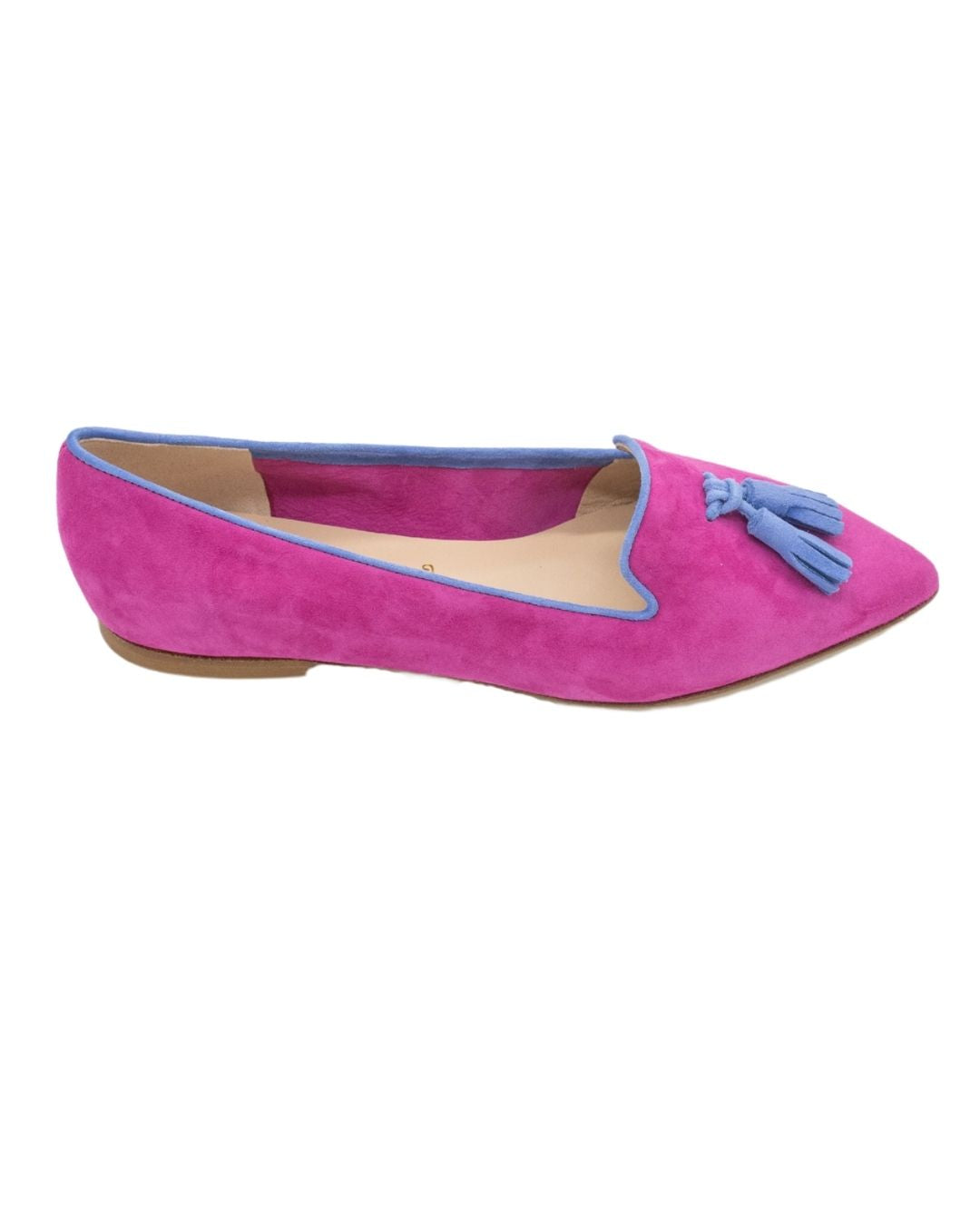 Fuxia-Onda Tassel Loafer Pointy (short tassel)