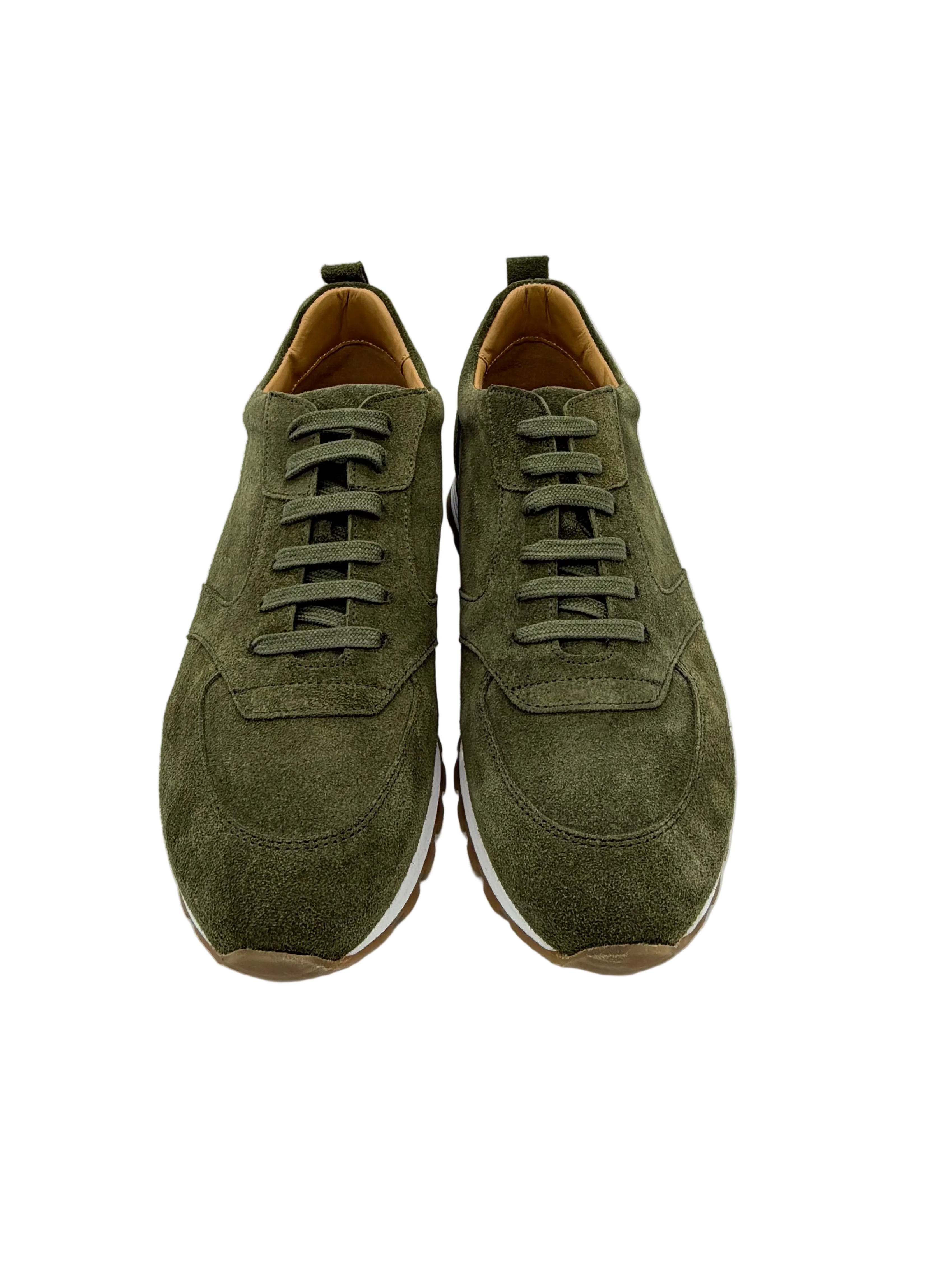 Olive Sport Sneaker Herren