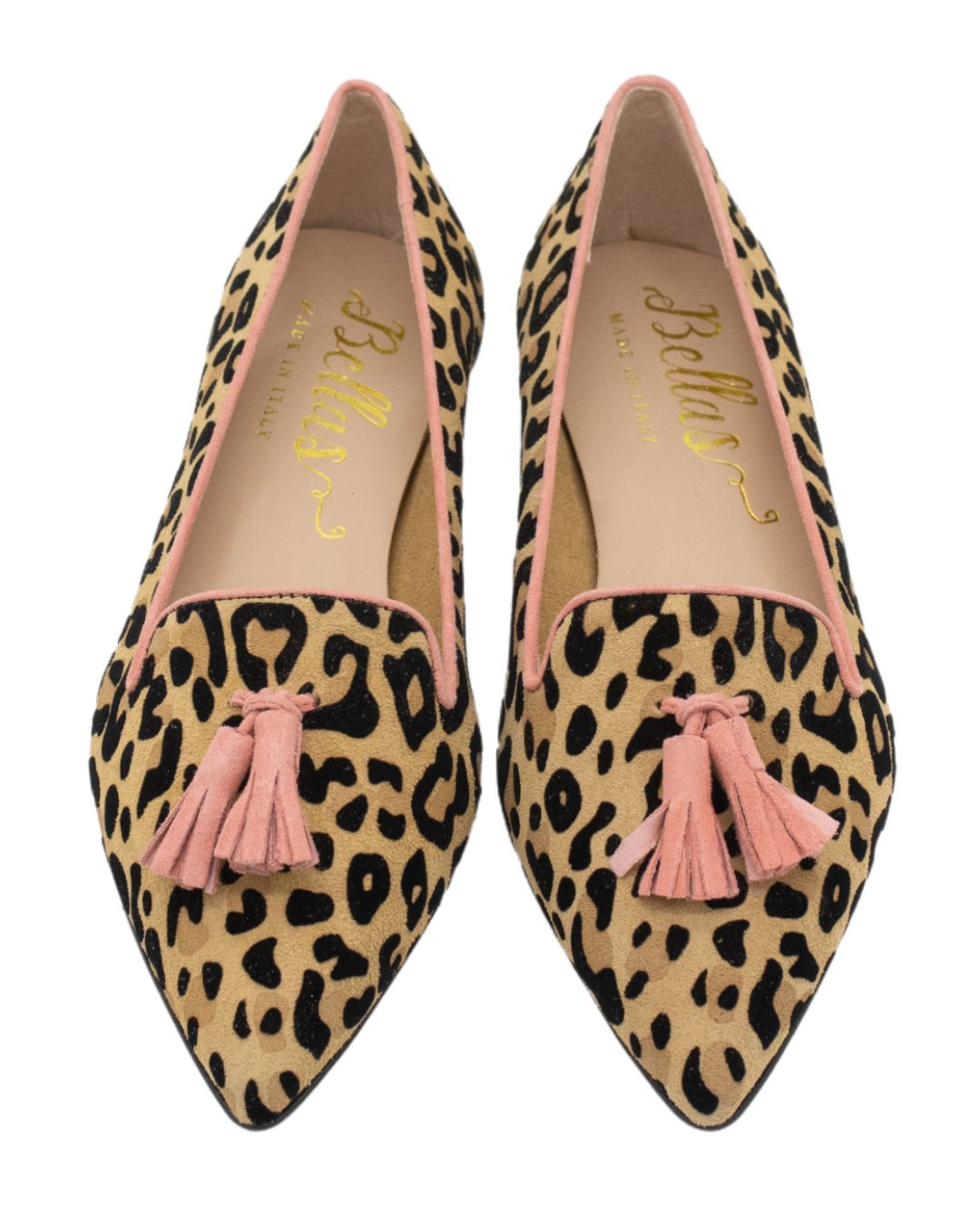 Leopardino-Melon Tassel Loafer Pointy (short tassel)