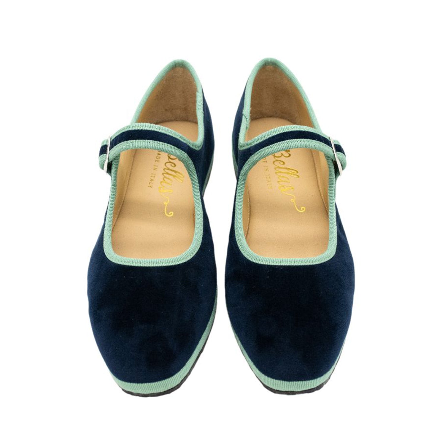 Mary Jane Furlane Velluto Blue
