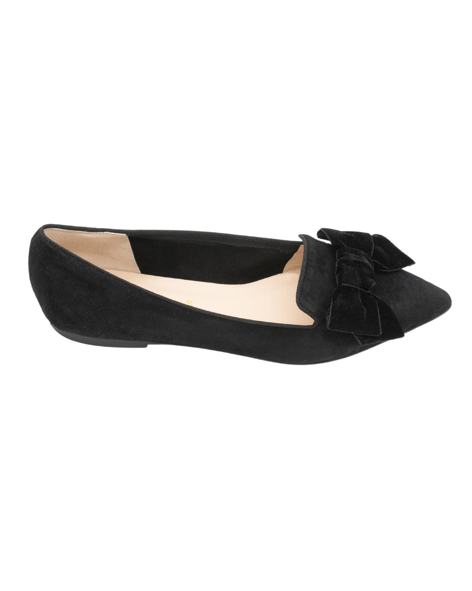 Nero Schleifenloafer Pointy